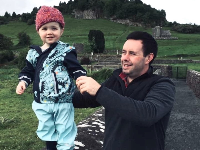 Paddy Mangan with daughter Cara. Photo source: Paddy Mangan