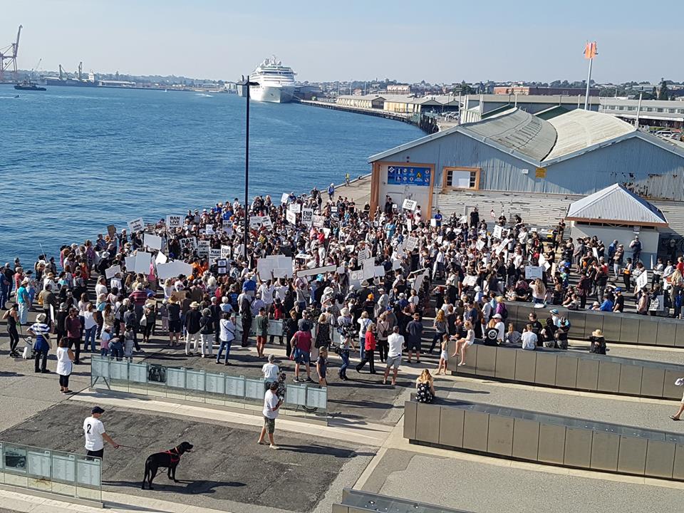 Rally in Fremantle, Australia Source: Stop Live Exports