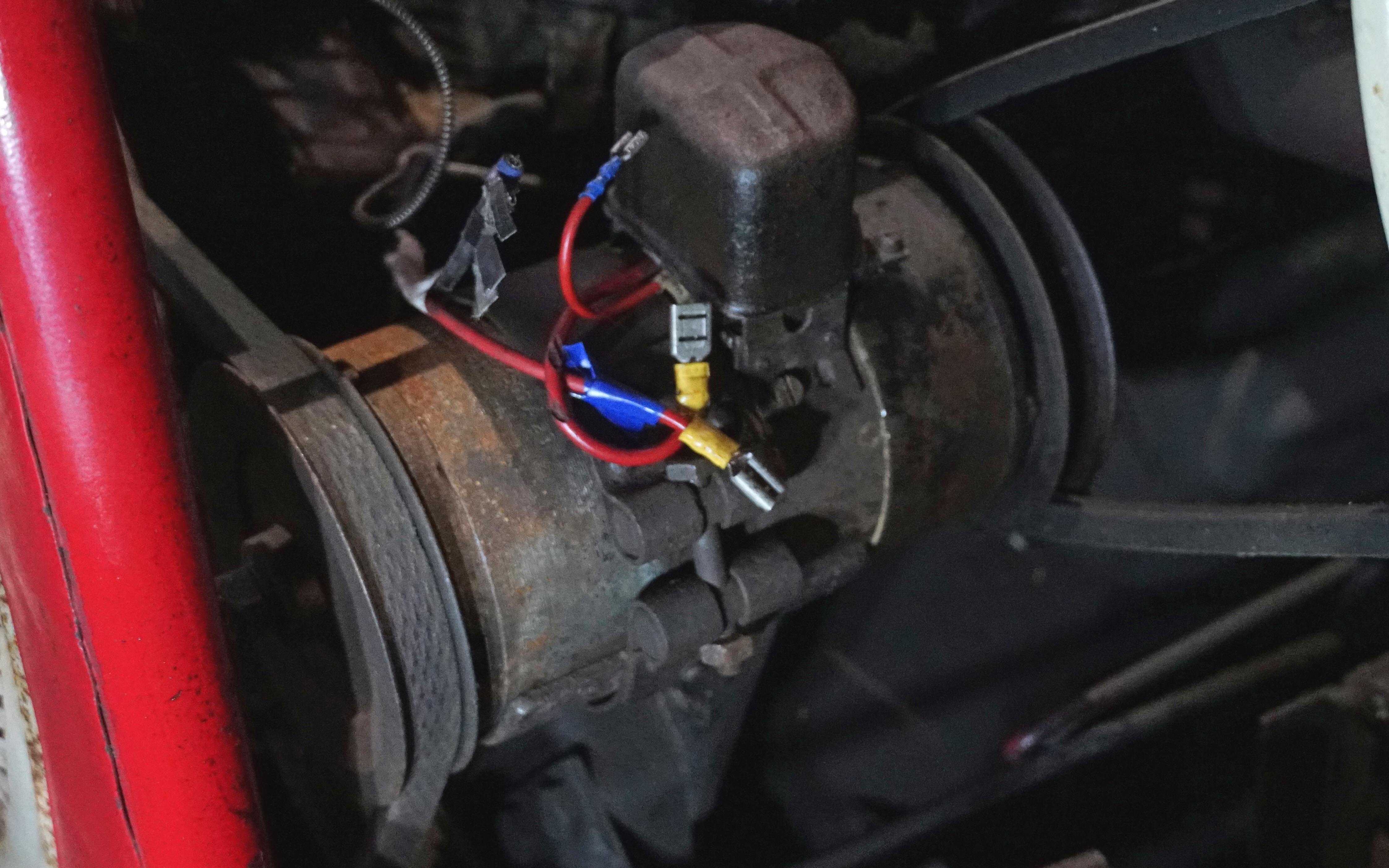 Unfortunately the unusual twin pully dynamo has recently given up, finding someone to service it is proving difficult