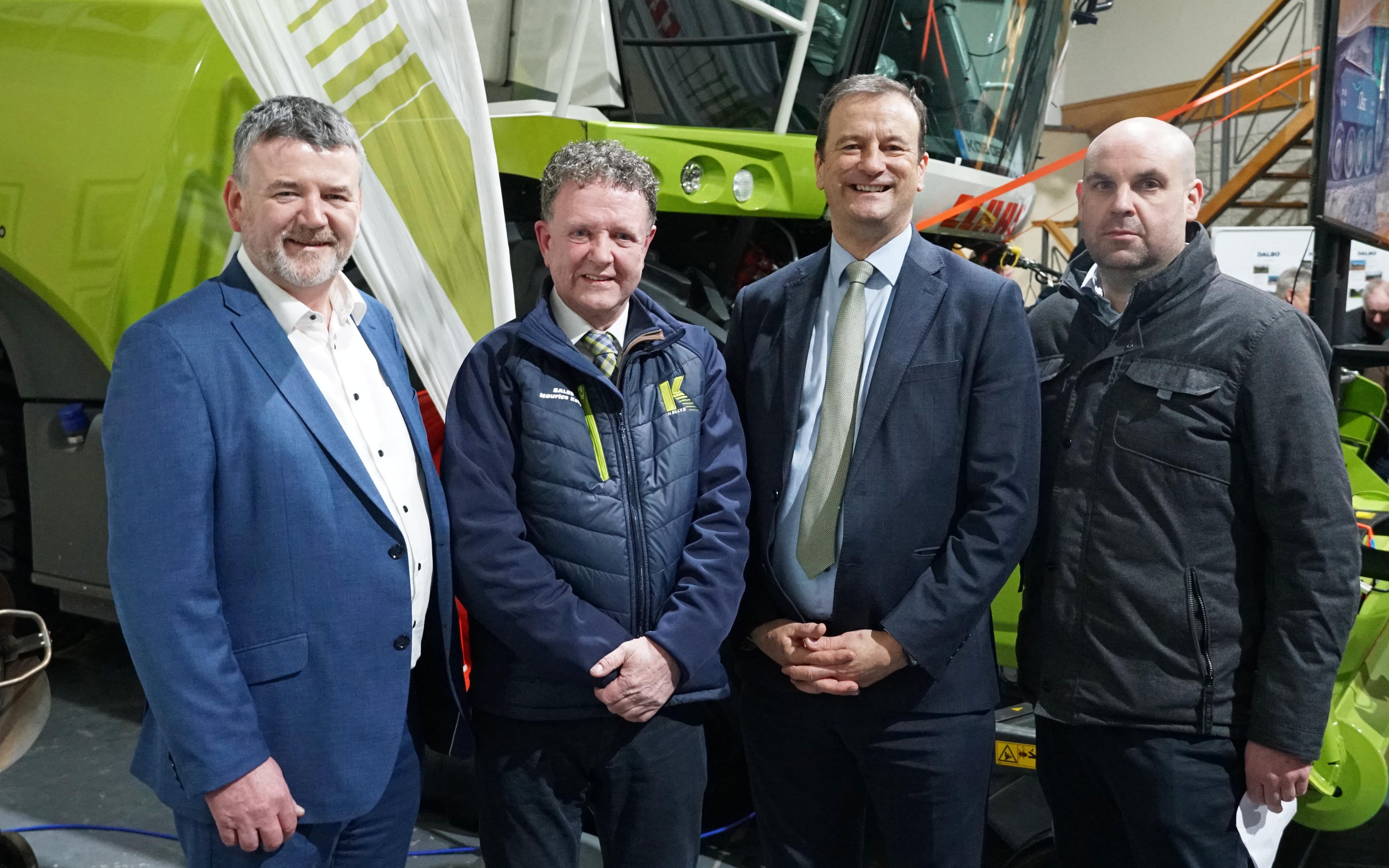 (L-r): Michael Farrelly, Maurice Kelly, Trevor Tyrell, Karol Duigenan