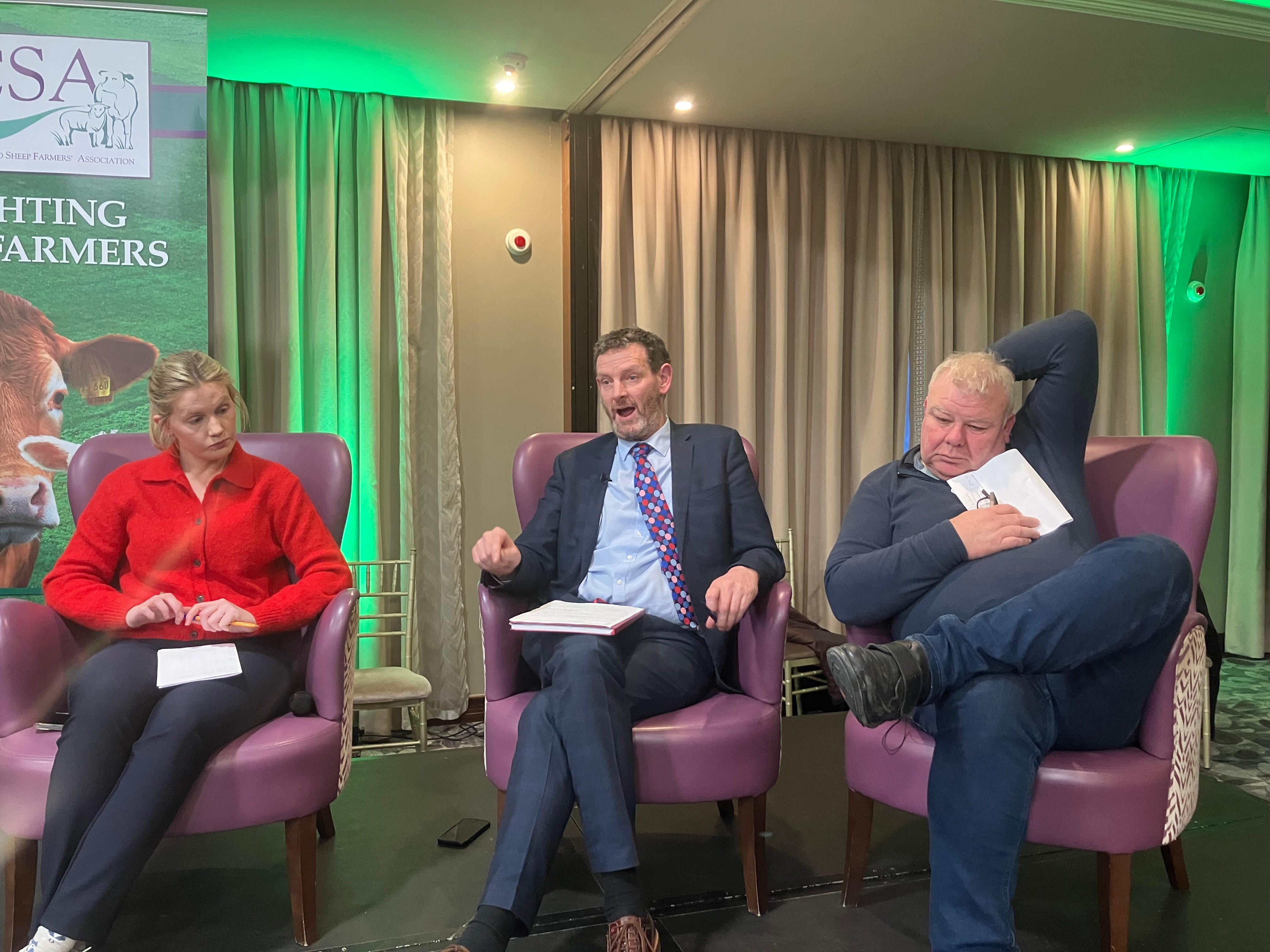 L-r: TD Claire Kerrane; MEP Colm Markey; TD Michael Fitzmaurice