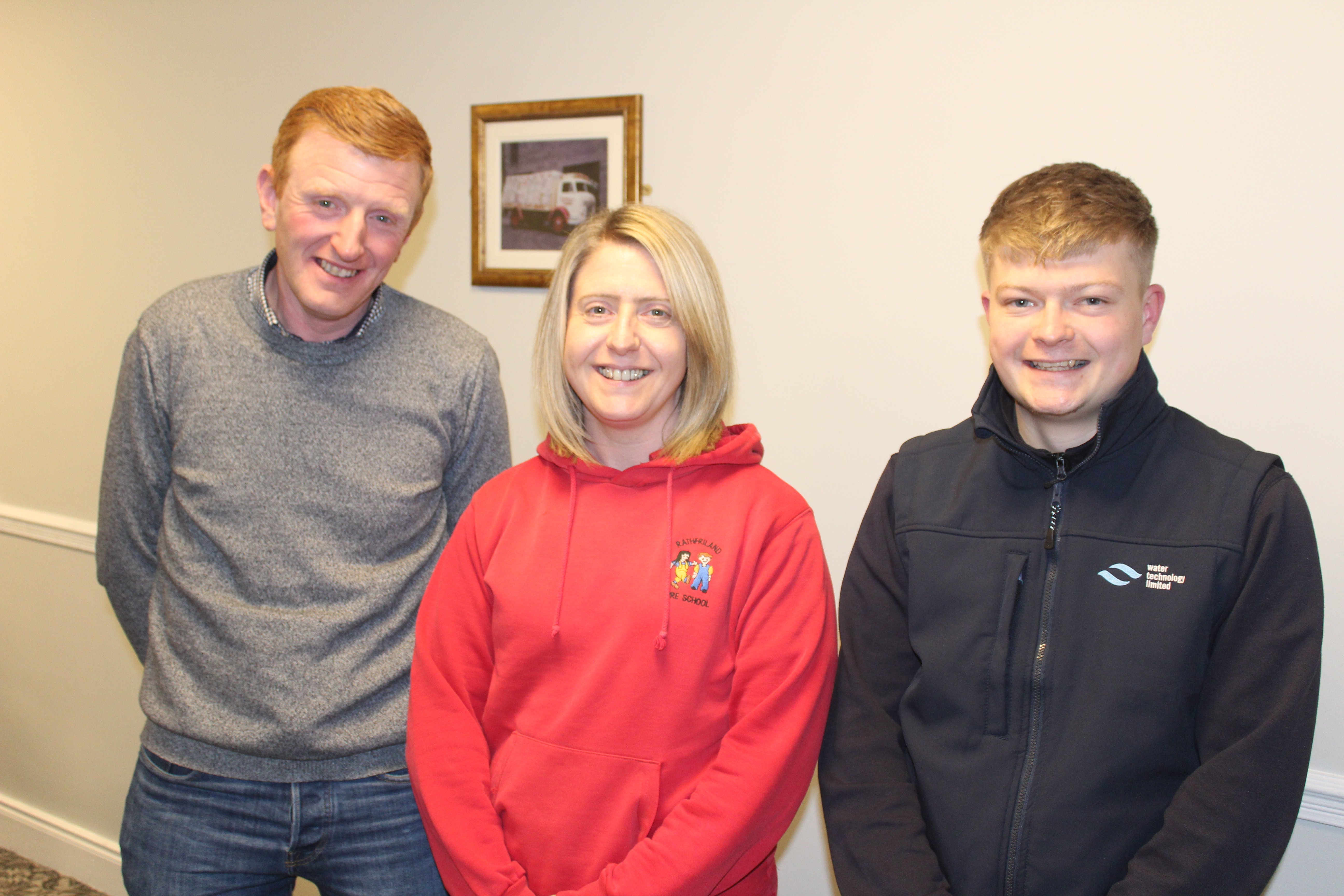 Attending the 2024 annual general meeting of Newry Agricultural Show Society (l-r): Kenny Dodds; Karen Annett; and Marcus Murdock
