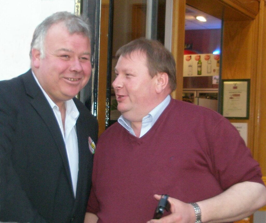 Michael Fitzmaurice TD with Cllr. Declan Geraghty. Image source: Facebook
