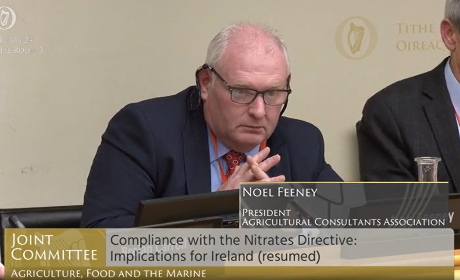 ACA president, Noel Feeney