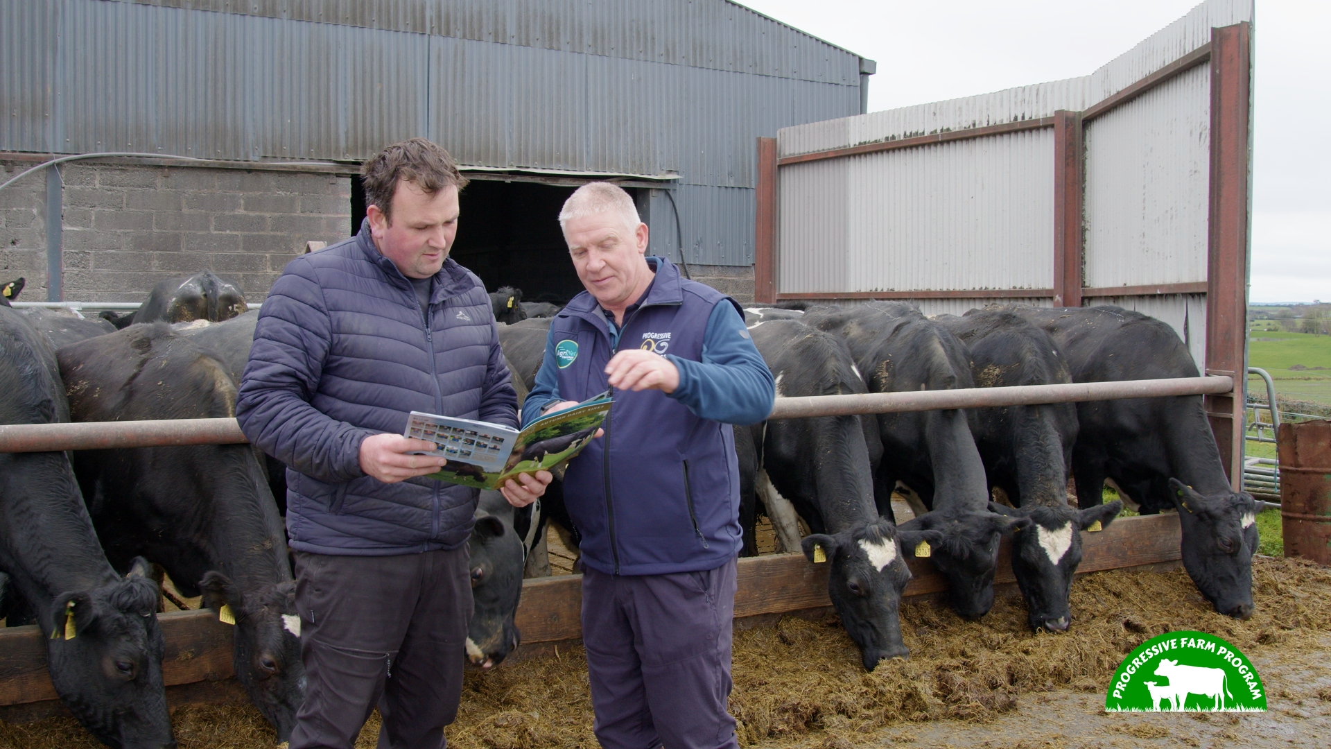 Martin O'Haire with John McDaniel from Progressive Genetics