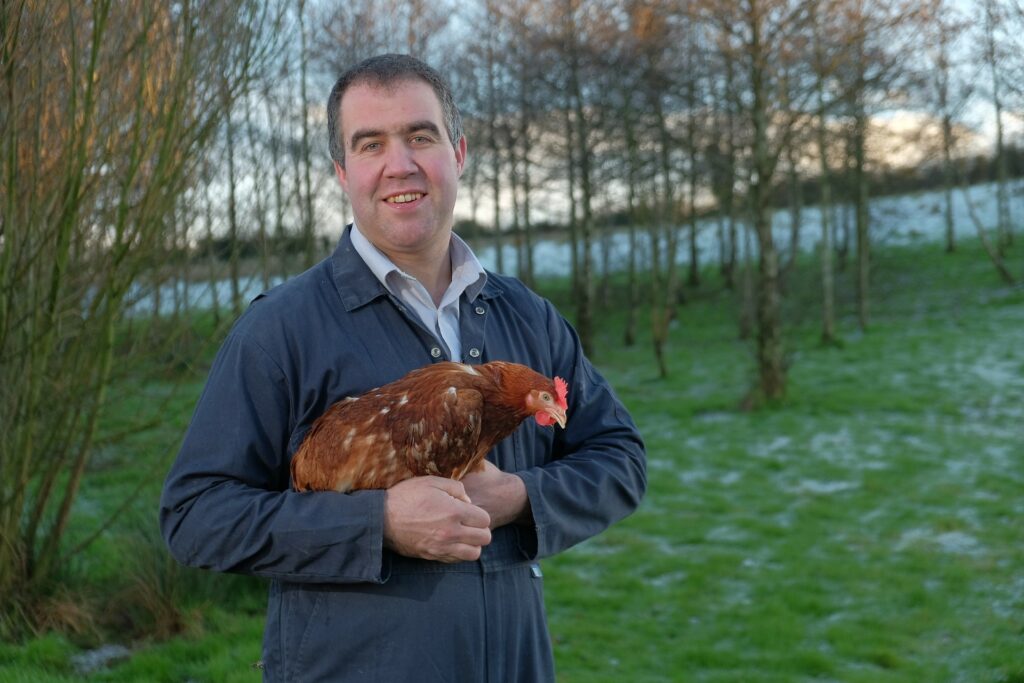 Co. Tyrone egg farmer, Kingsley Bell
