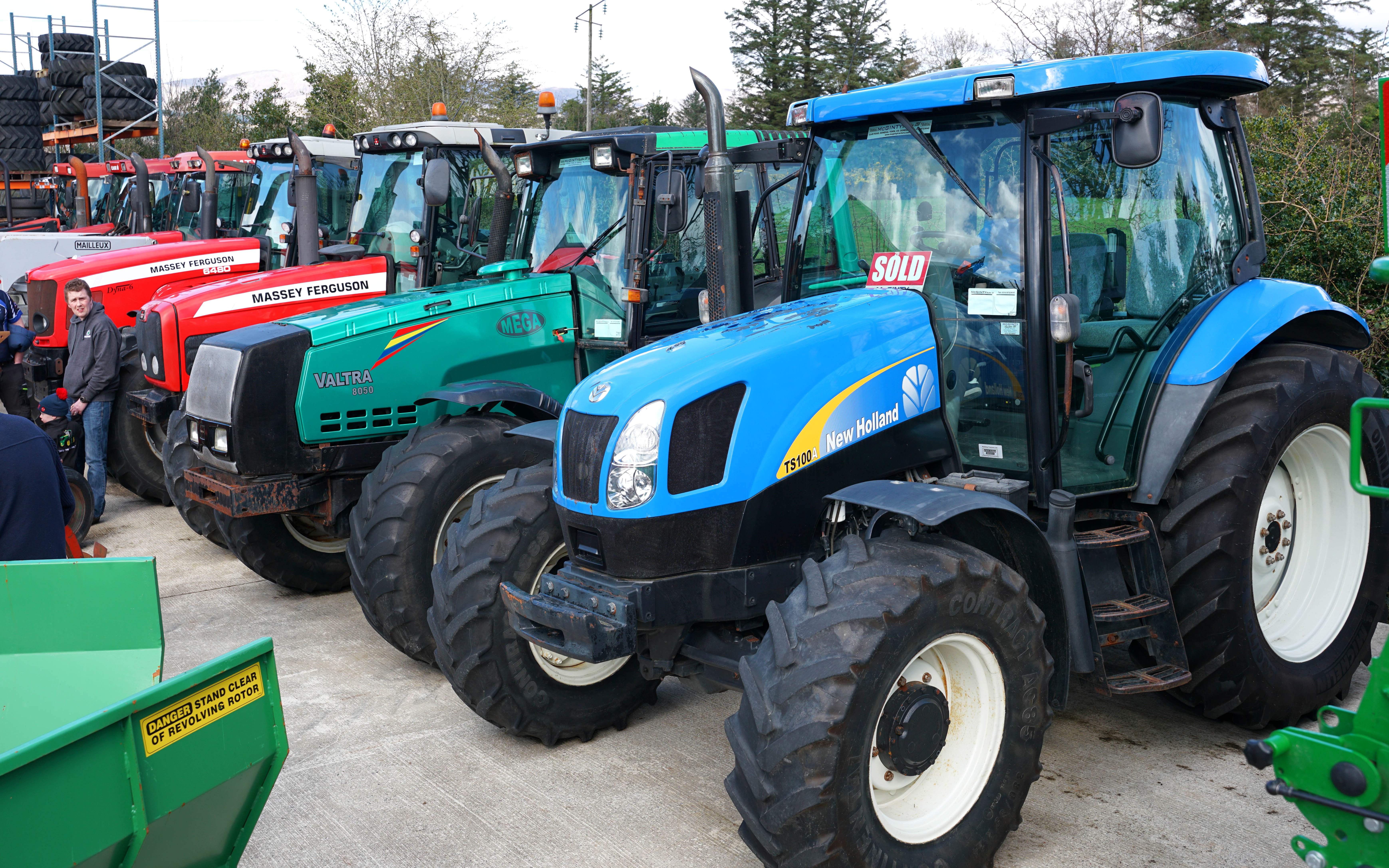 Registrations of used tractors has shown a dramatic downturn this year so far