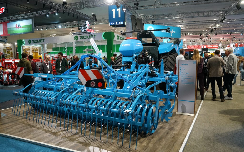 Lemken has focused on stubble cultivation and will add a front-mounted seed hopper this year