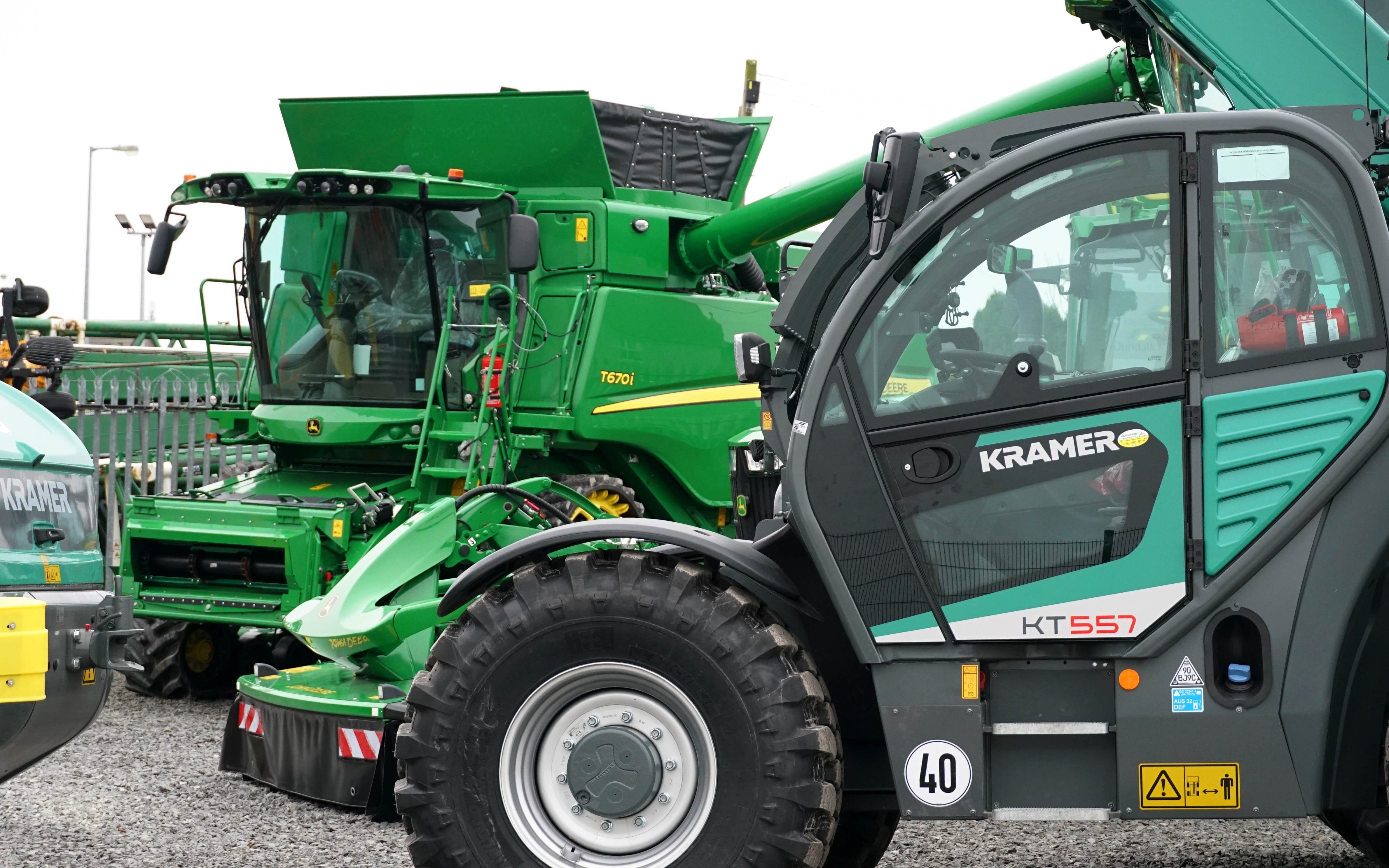 Sales of telescopic loaders showed a healthy upswing in February