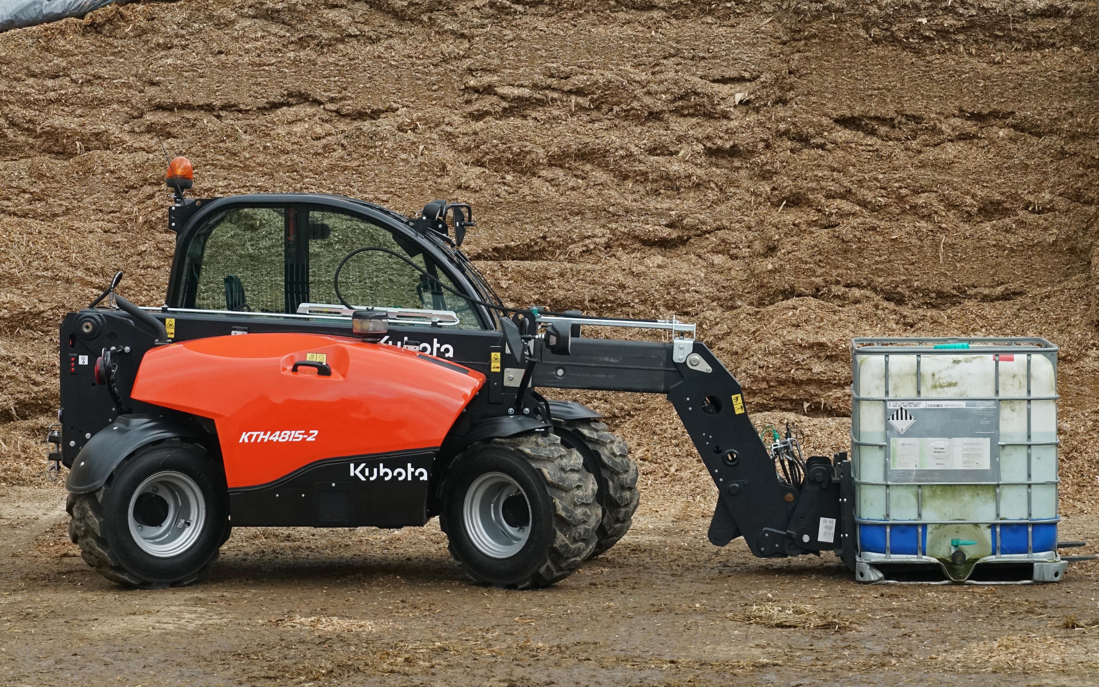 The KTH 4815-2 on demo was the machine that Kubota took to LAMMA