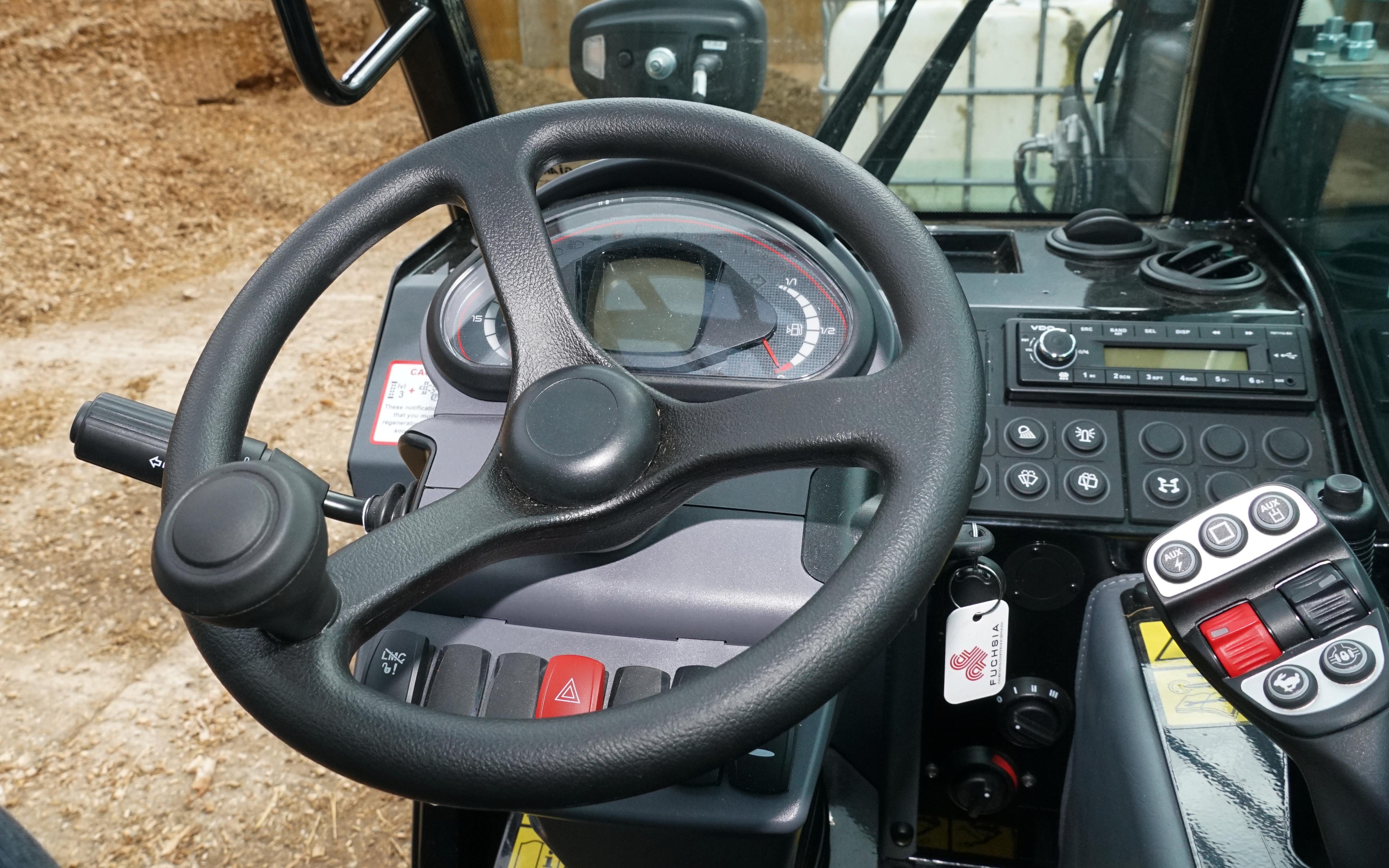 The dashboard is neat compact and functional