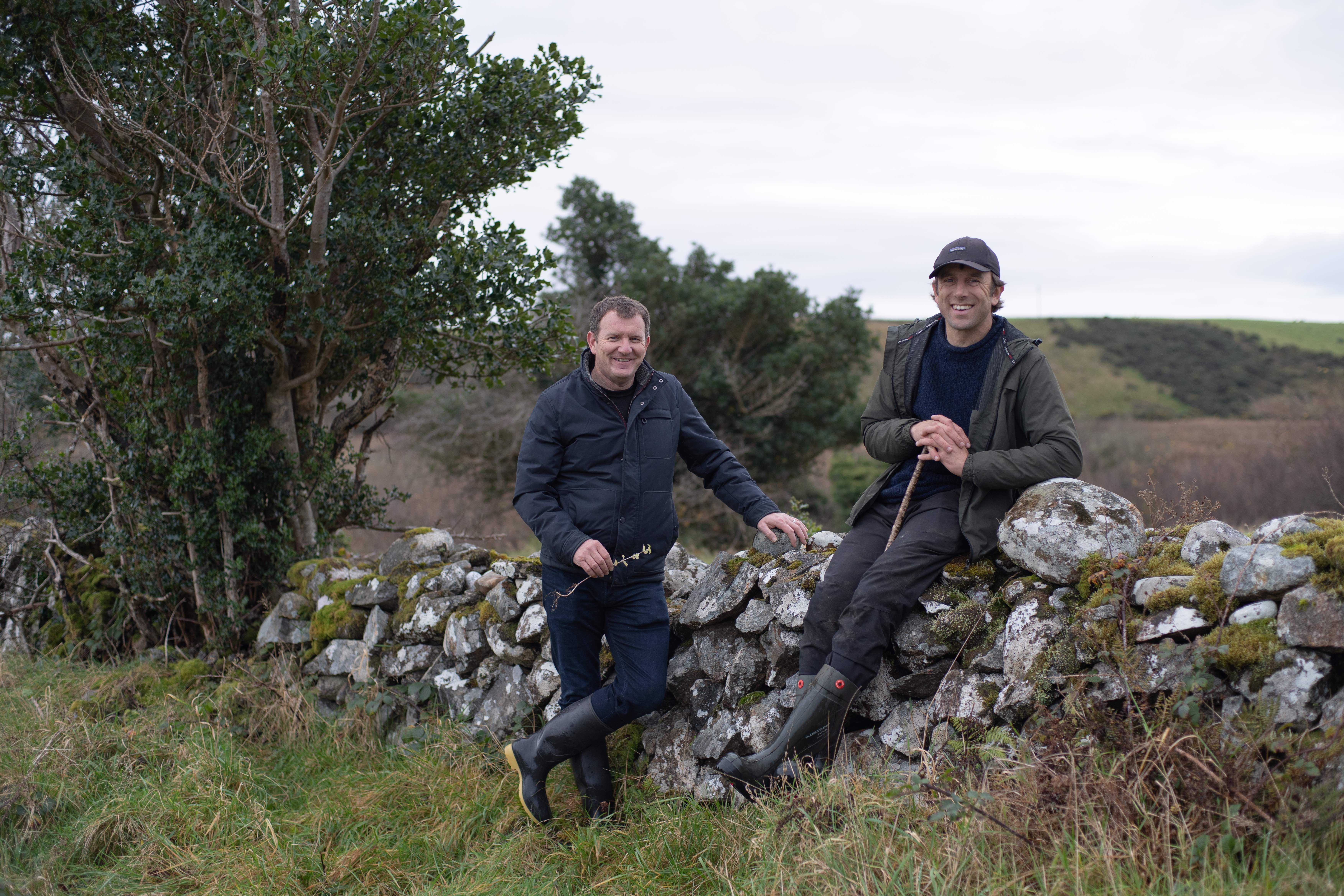 Jon Dunt, centre manager at The Canopy and Ray Ó Foghlu, Hometree's farm programmes coordinator. Image source: Vincent Monahan