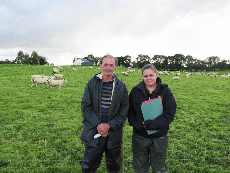 Peadar Kearney and Joanne Martin, Dundalk, Co. Louth. Image source: Sheep Ireland