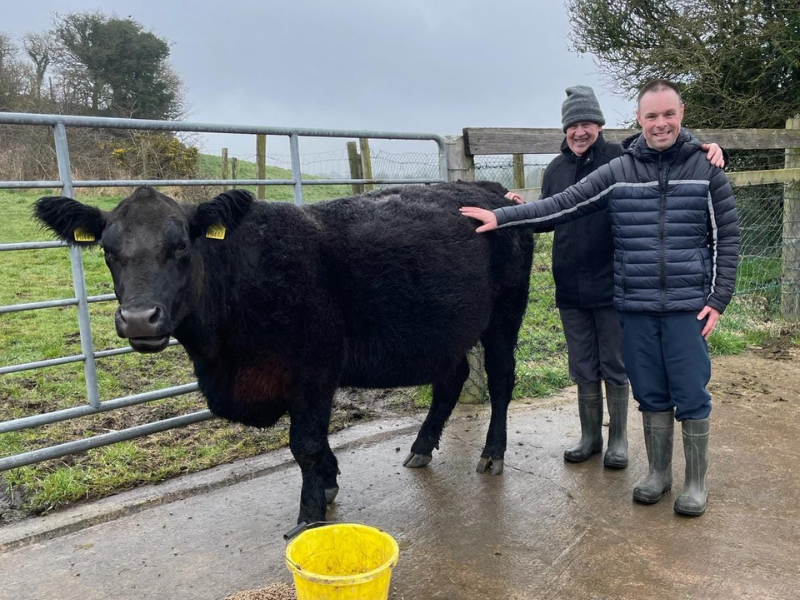 Farmers Robert and Ian Hall. Image source: Robert Hall