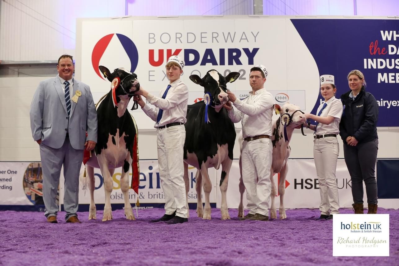The Holstein Junior Championship winning line-up Source: Holstein UK