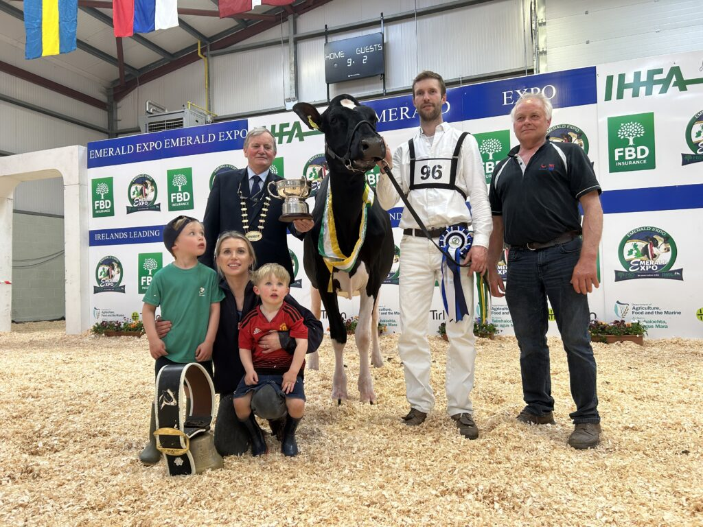 Richard Whelan former IHFA president, Izzy, Ted, Rory and Gary Jones and Andrew Whittaker