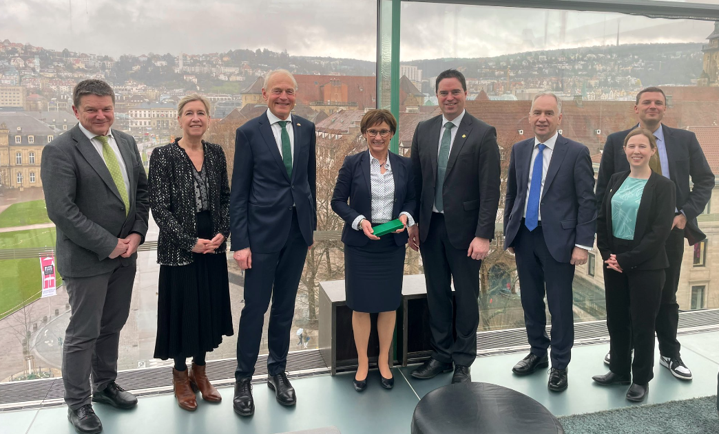 Minister Martin Martin Heydon in Germany during the St. Patrick's Day programme Source: @martinheydonfg