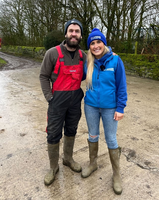 Kelvin Fletcher and Katie Shanahan from Herdwatch