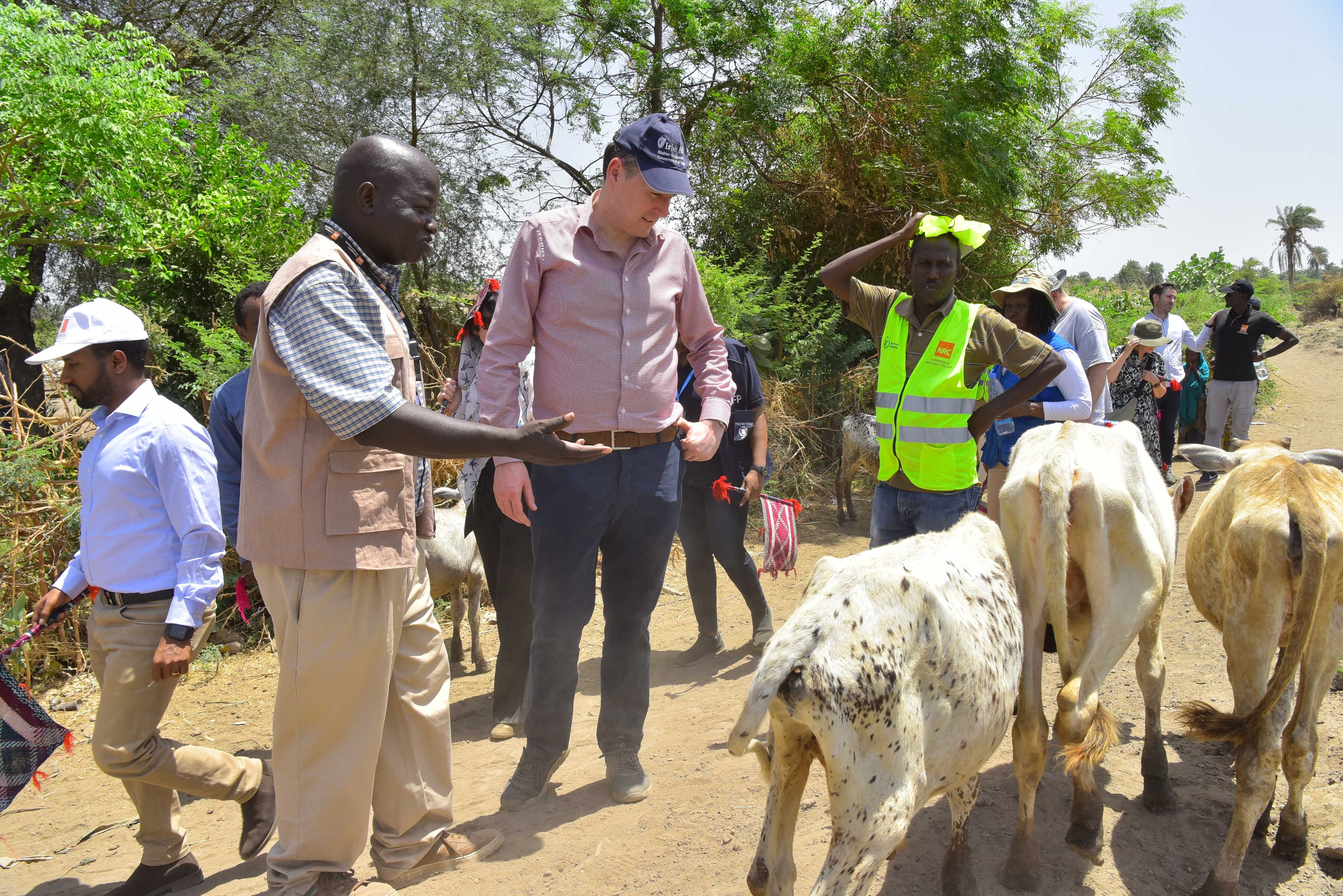 Minister Charlie McConalogue in Ethiopia Source: Department of Agriculture, Food and the Marine