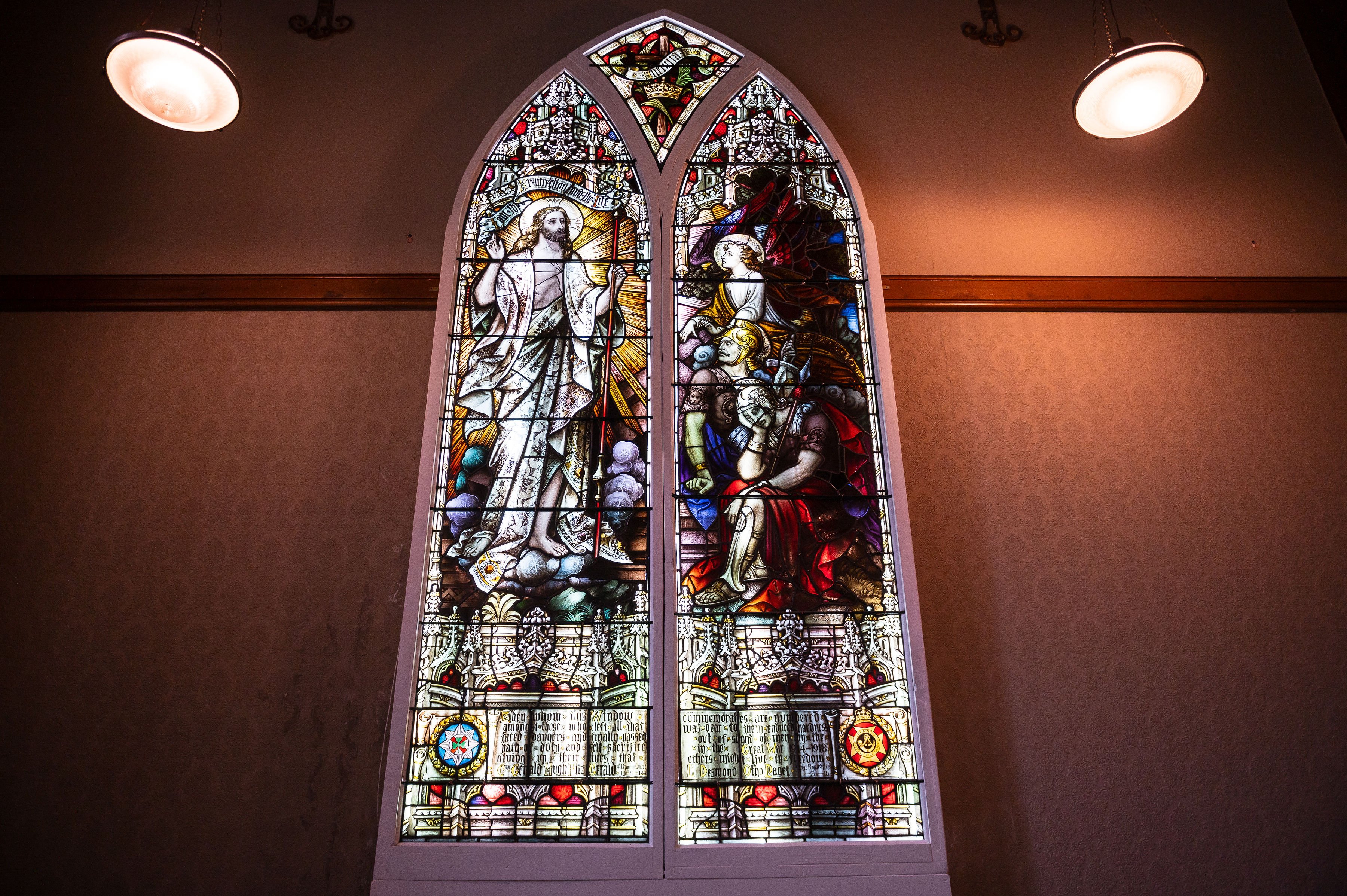 Restored stained glass. Image source: Colin Shanahan - DigiCol Photography.