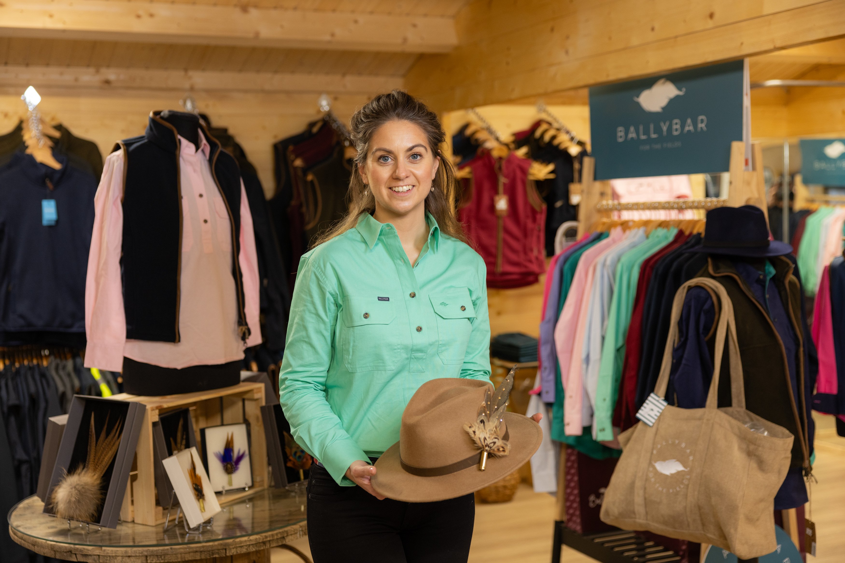 Ciara Stanley with the brand 'Ballybar'. Image source: Ciara Stanley