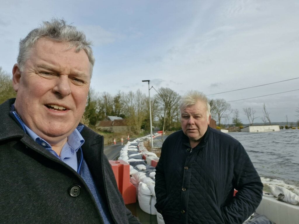 Ciaran Mullooly and Michael Fitzmaurice at Lough Funshinagh, Co. Roscommon