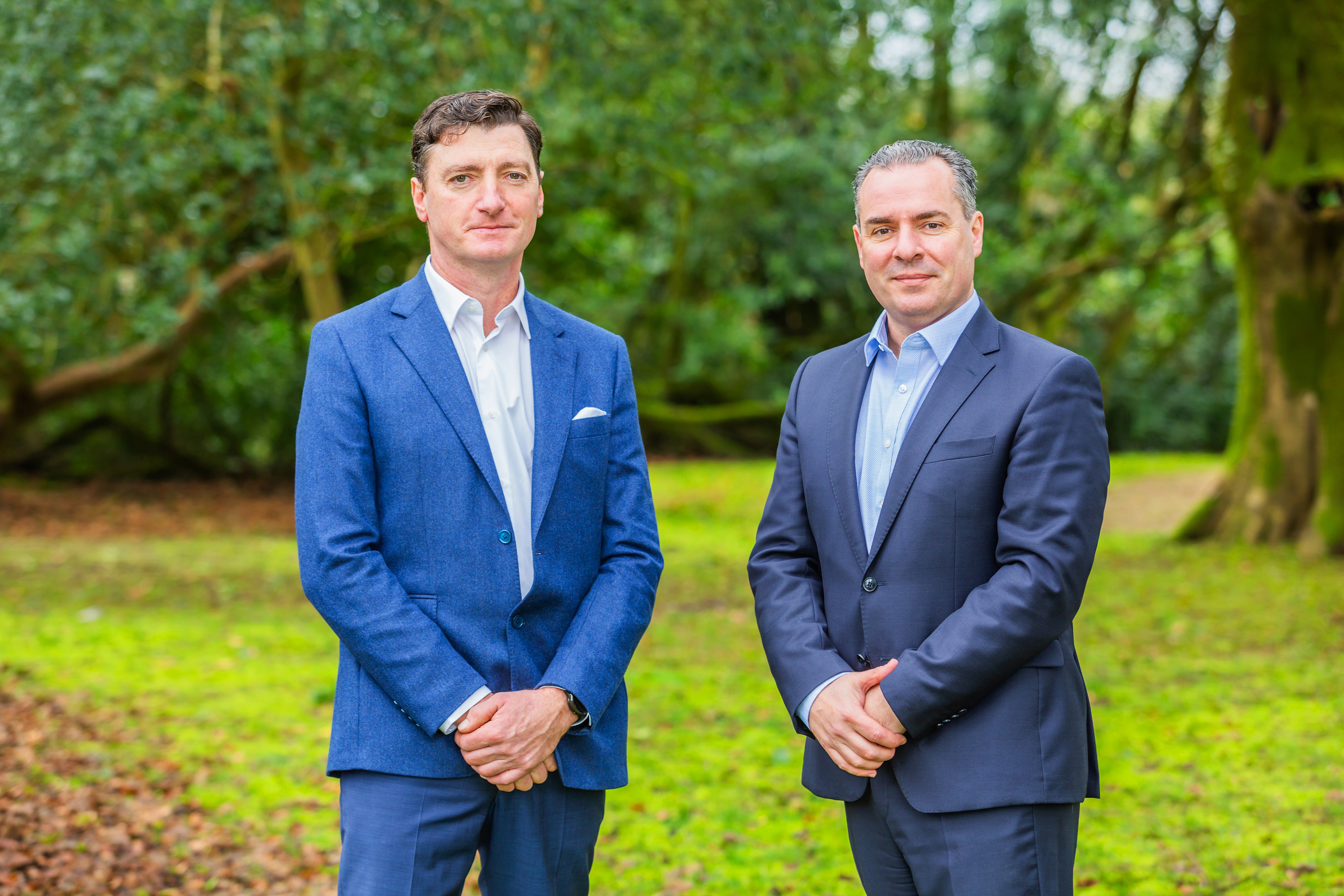 Cormac O'Keeffe, Carbery Group chairman (left) and Jason Hawkins, CEO (right)