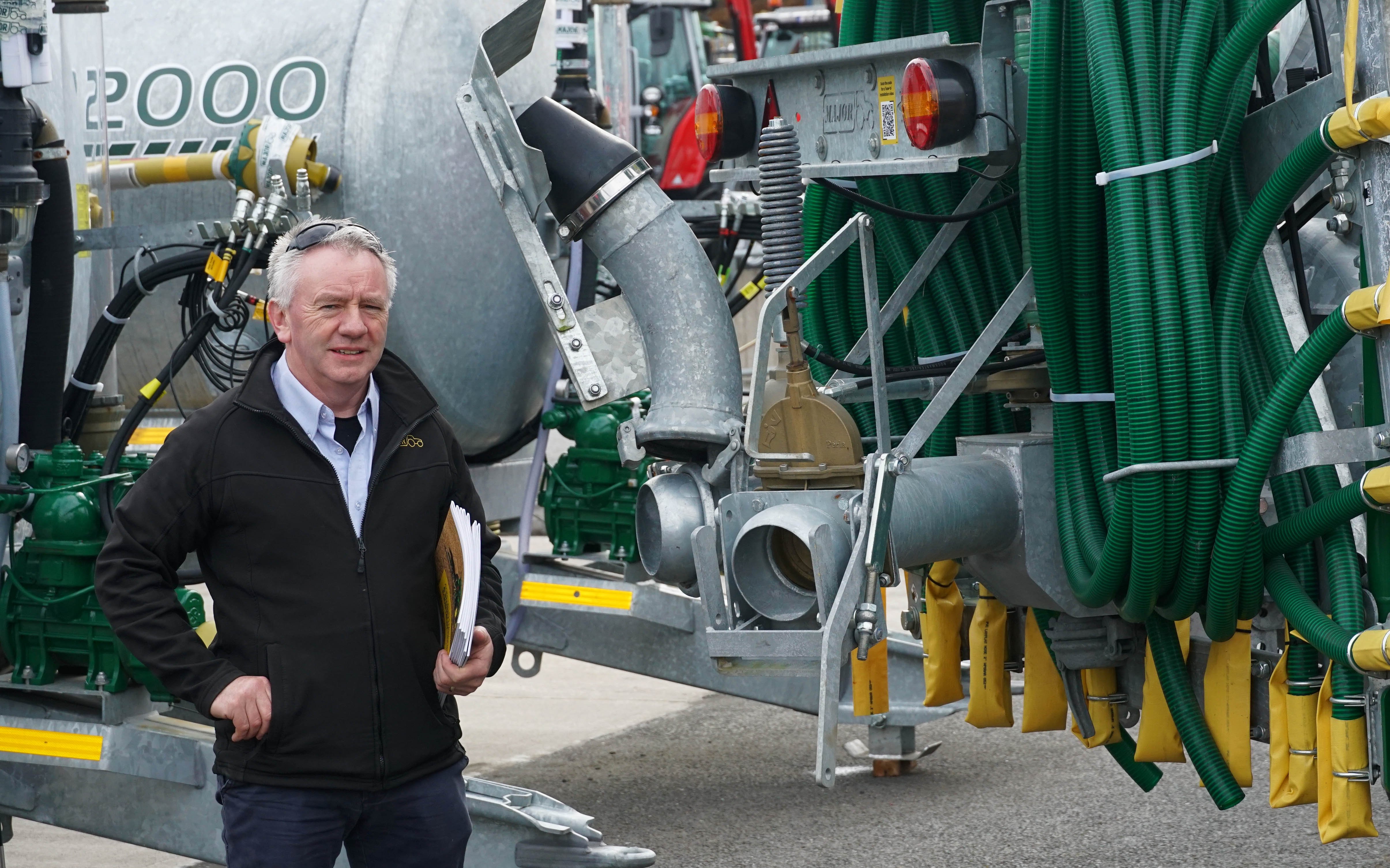 Martin Walsh of Major Equipment is looking forward to an increase in sales when the weather turns for the better, as is the greater part of the trade