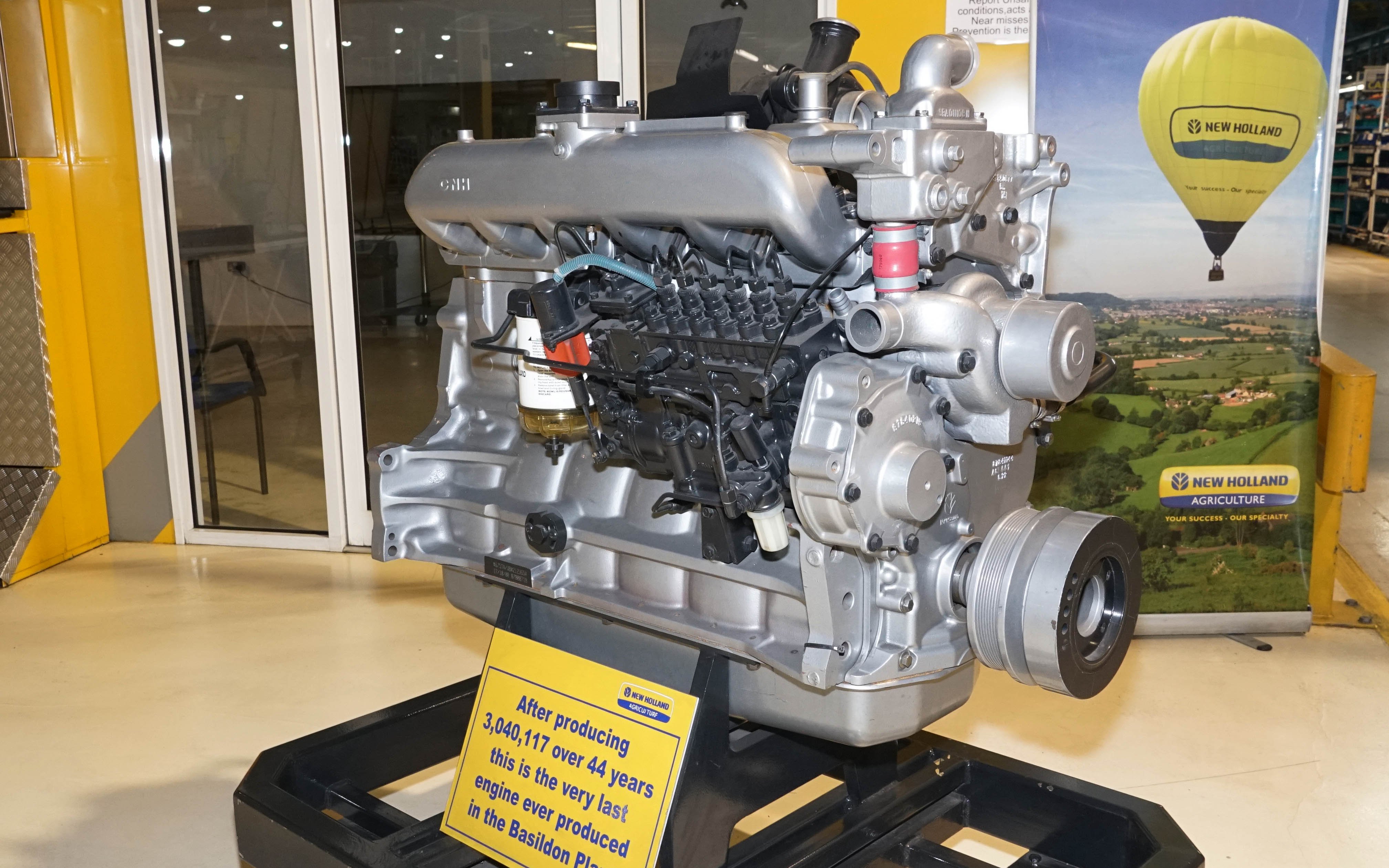 Over three million engines were built at Basildon, and this was the last to come off the production line.