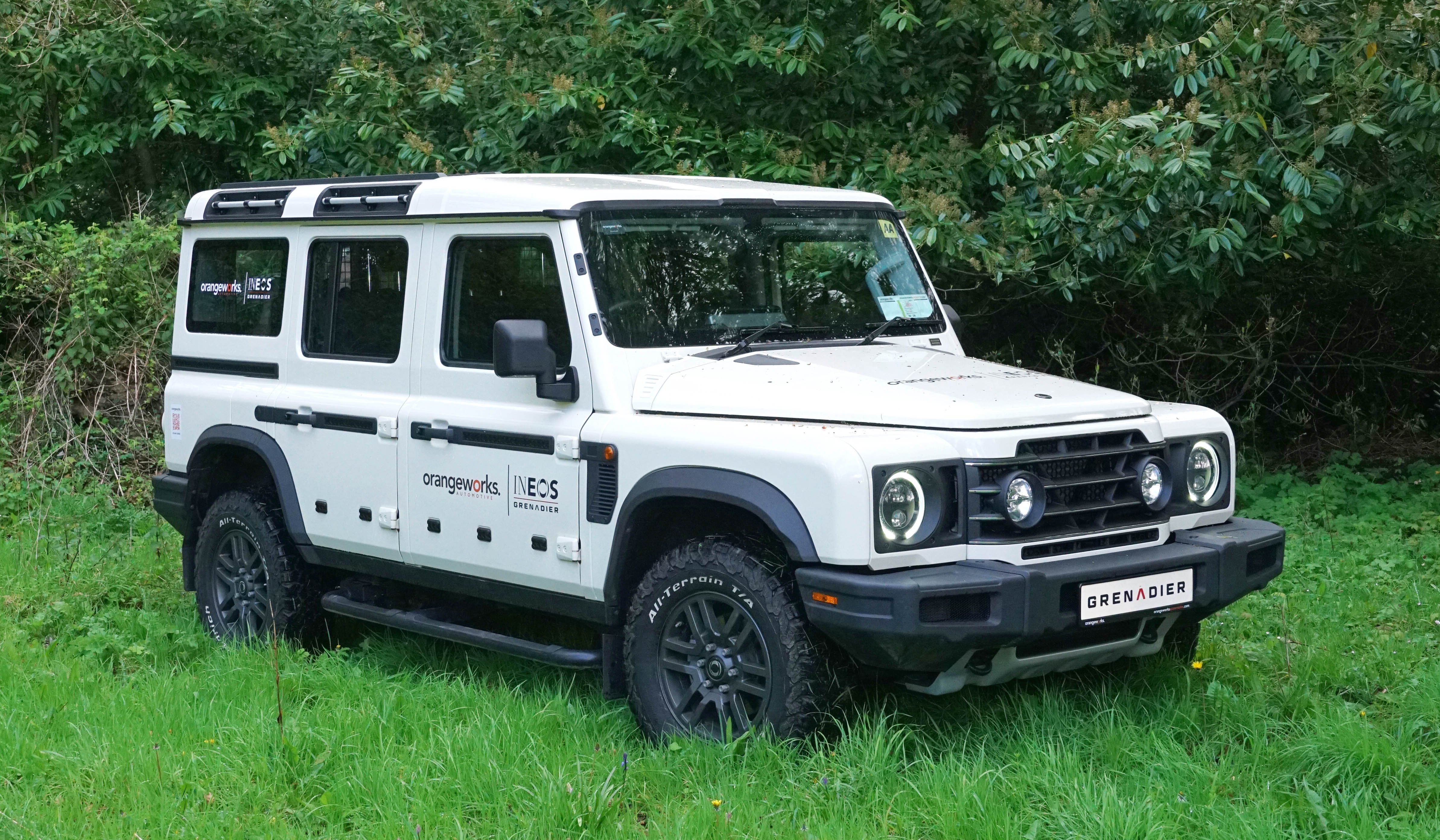Although resembling the Defender, underneath, it carries as much G Wagon heritage