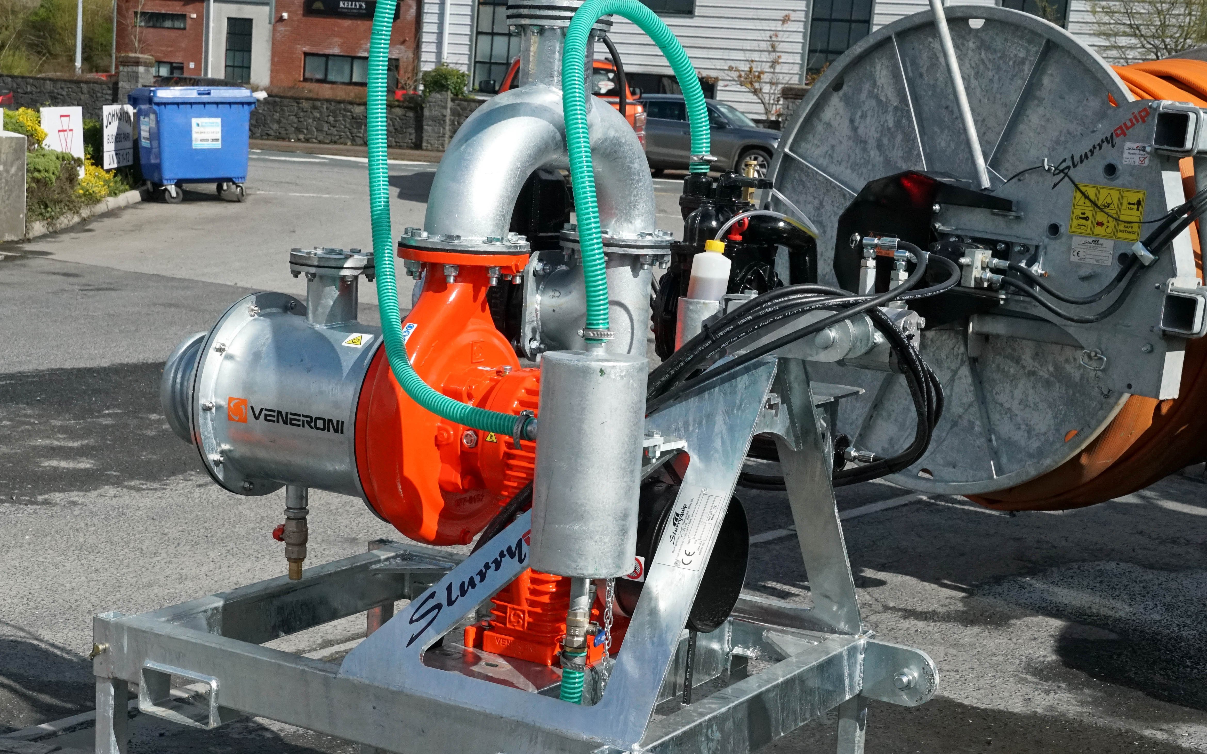 SlurryQuip had the latest addition to its range, a Veneroni pump that is said to provide a finer chop than other makes on the market.