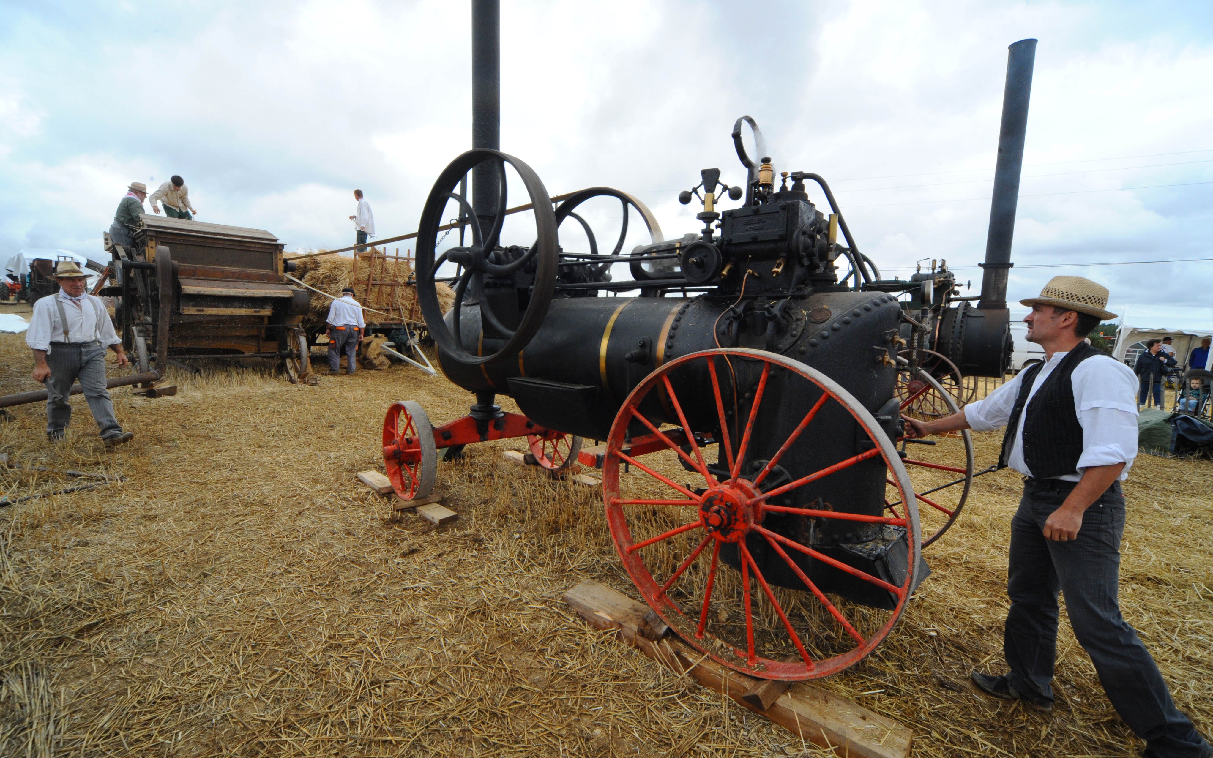 Not all steam engines were used for traction, they may have relied on horses to pull them to the worksite.