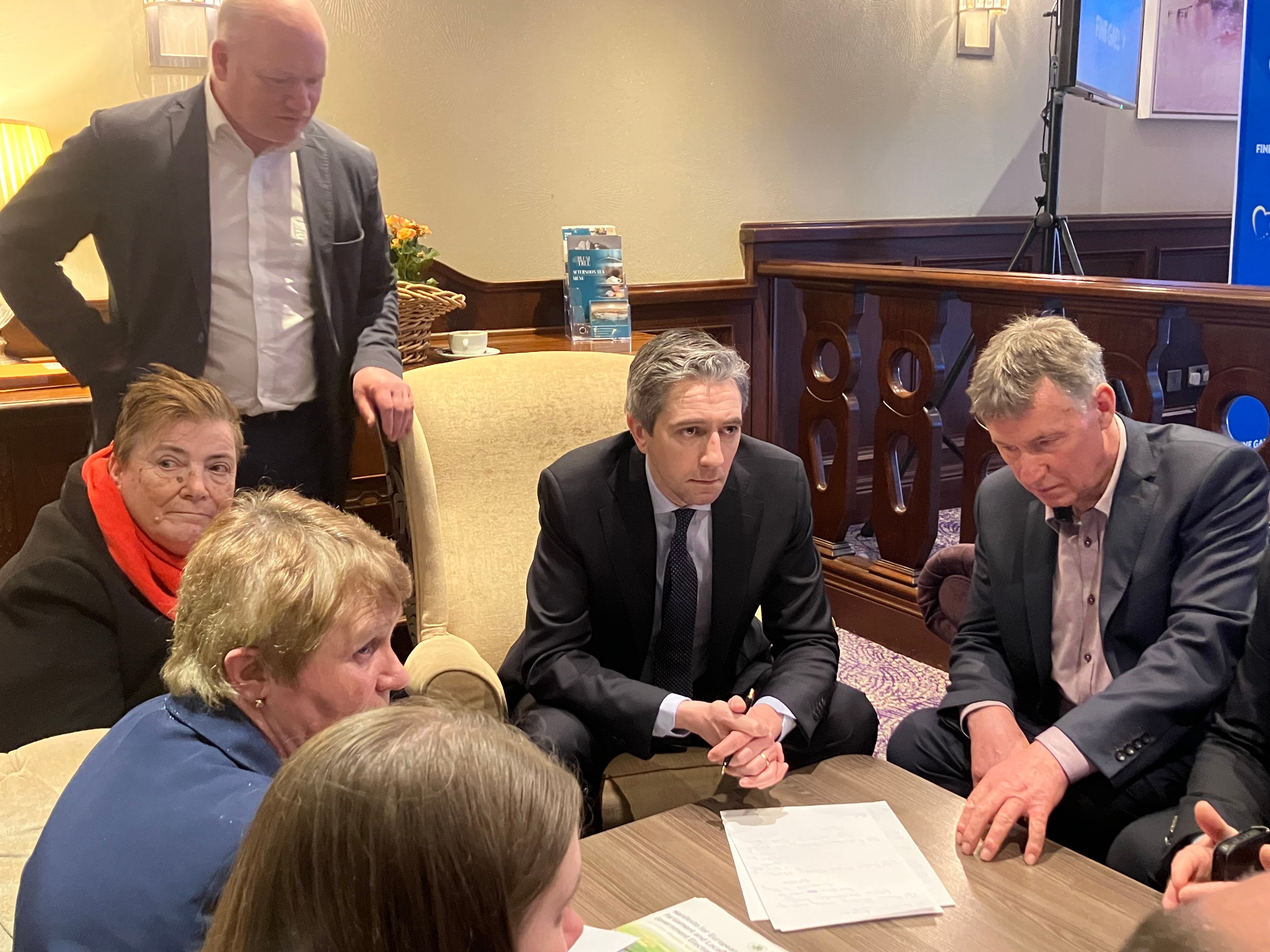 Taoiseach Simon Harris sits down with IFA members