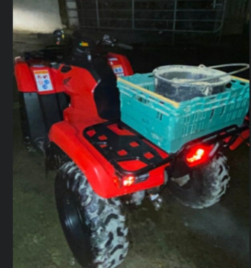 Honda FE 420cc quad that was stolen from Co. Cavan. Image source: Cavan Monaghan Garda Division Facebook