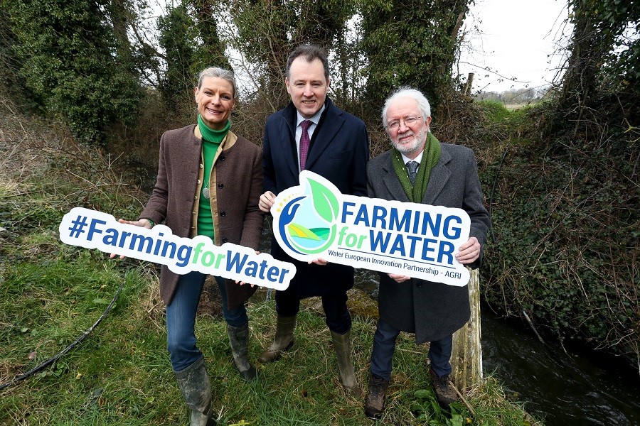 Ministers McConalogue, Hackett and Noonan launch €60 million Farming for Water EIP Source: DAFM