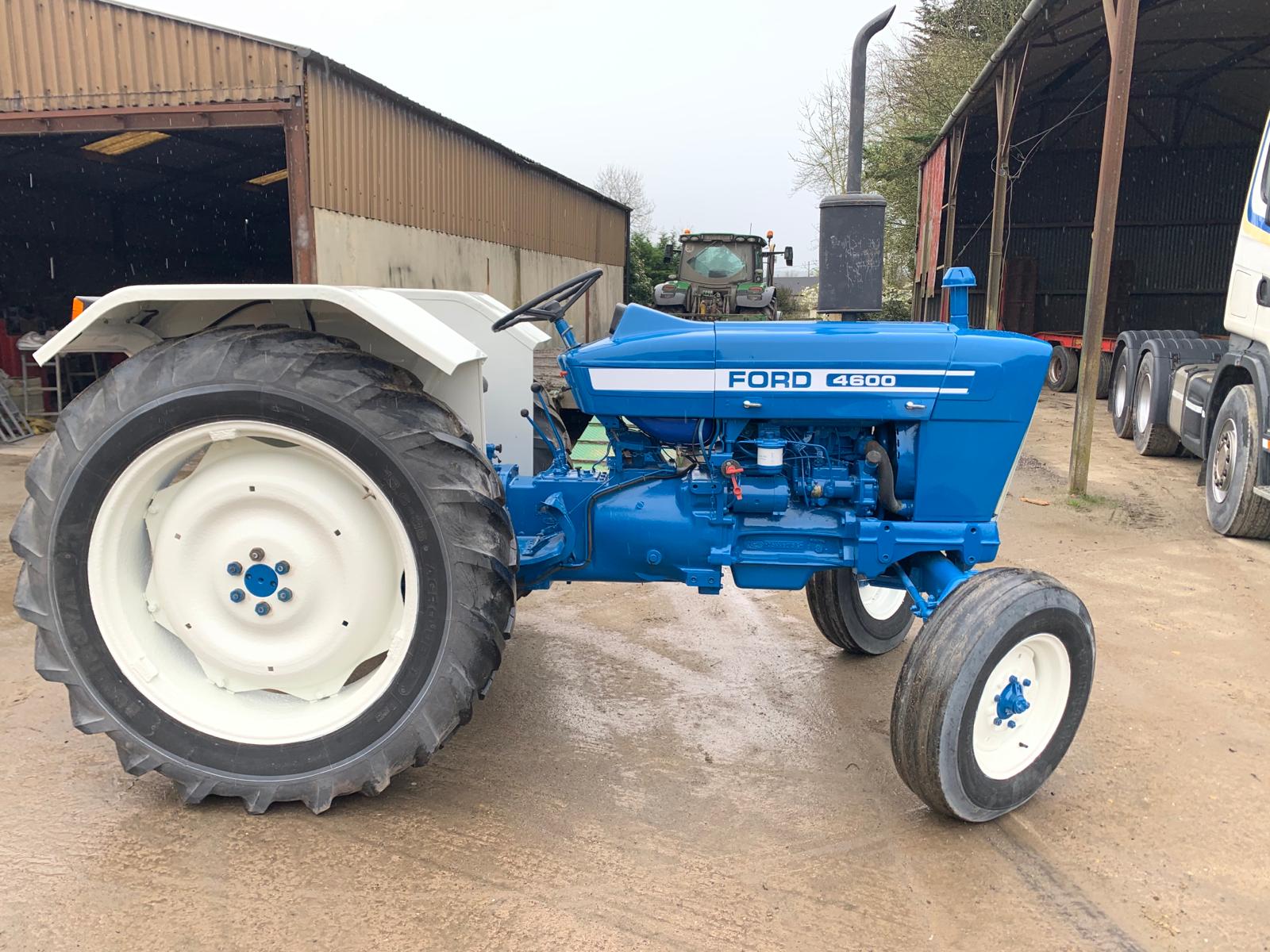 The Ford 4600 tractor donated by Eddie Nolan Source: Lillian White