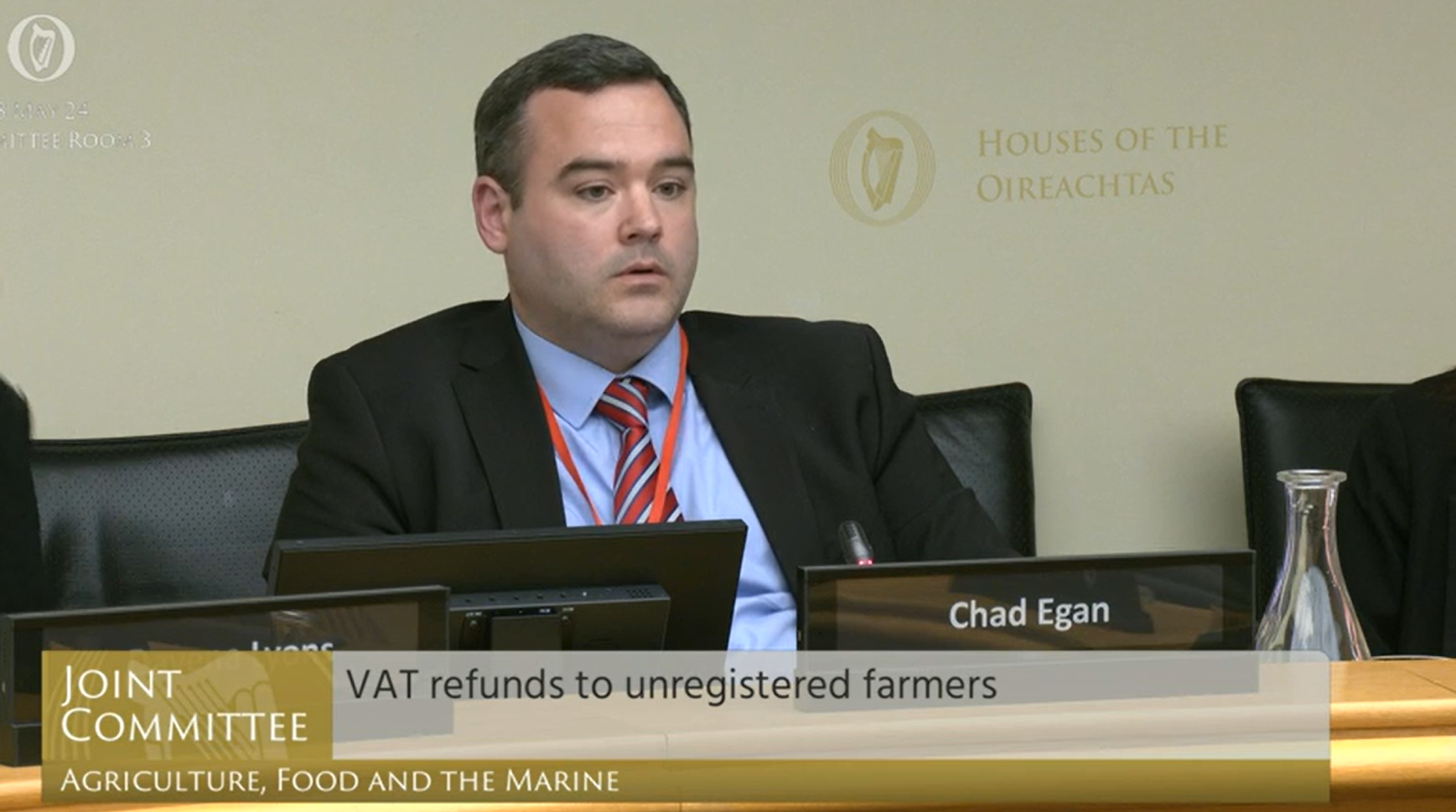 Chad Egan, principal officer with the Office of the Revenue Commissioners