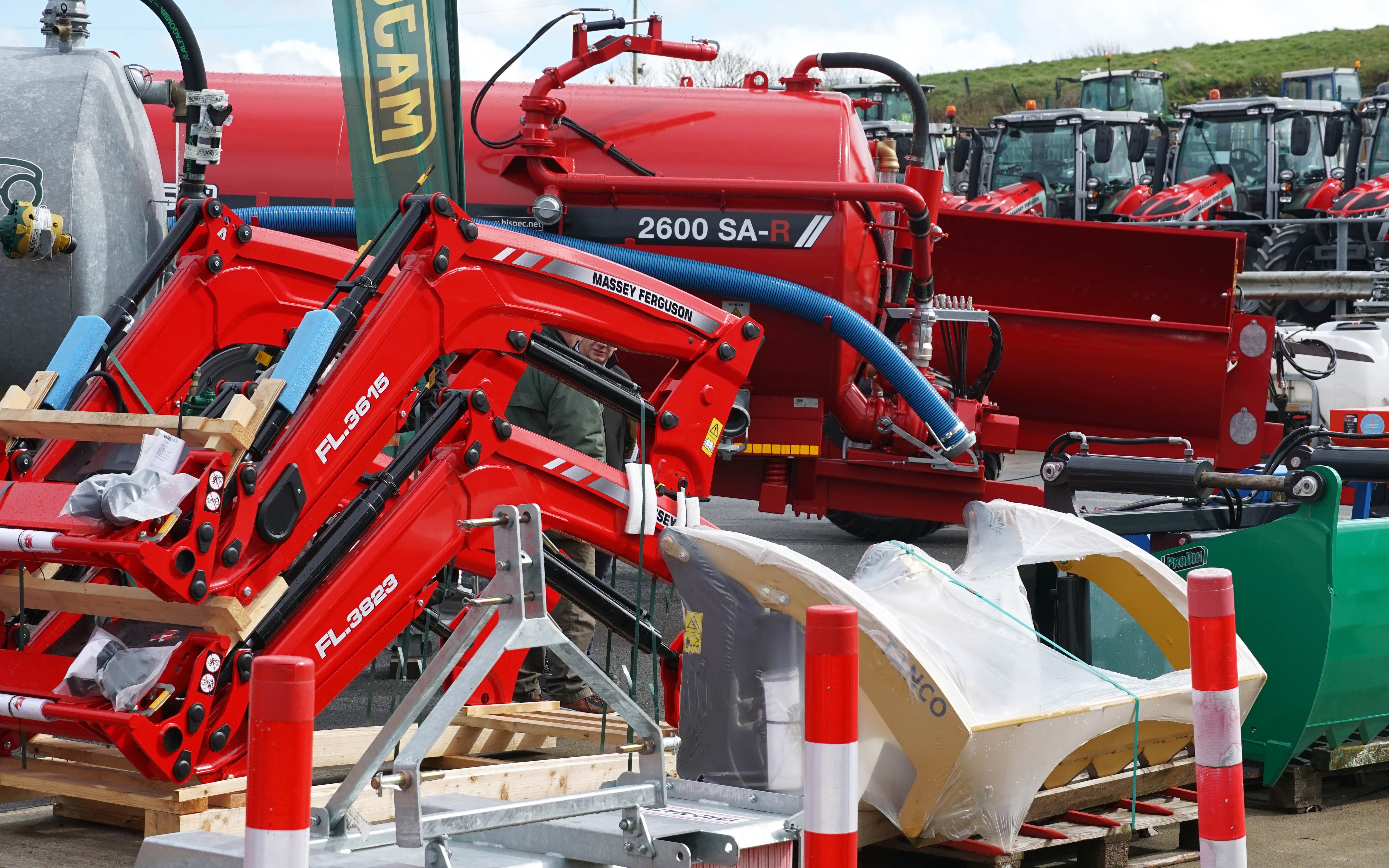 Machinery sales have been healthy over the last few years but have now fallen back