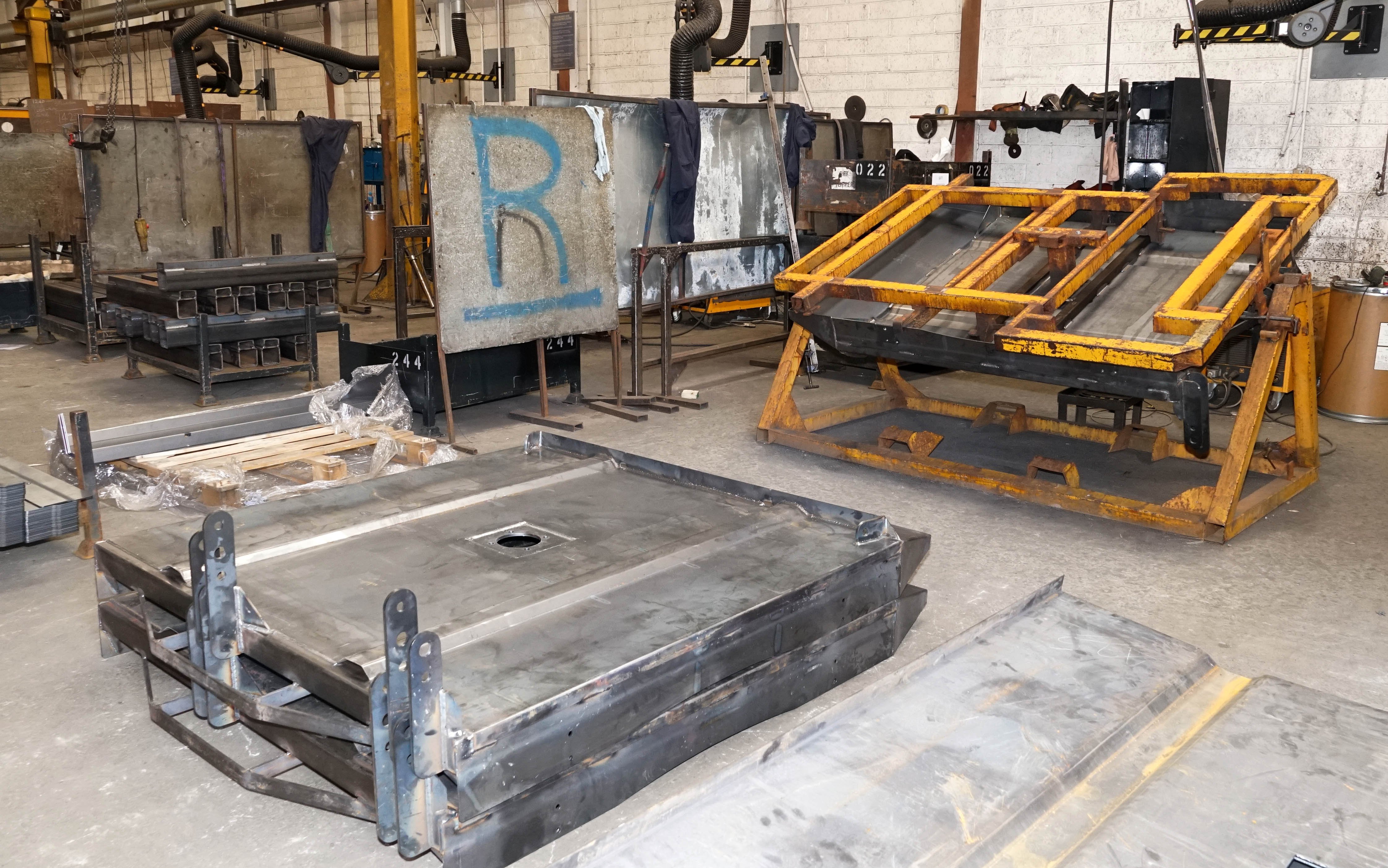 Toppers are a big seller for Fleming and all are welded in jigs to ensure consistency and accuracy