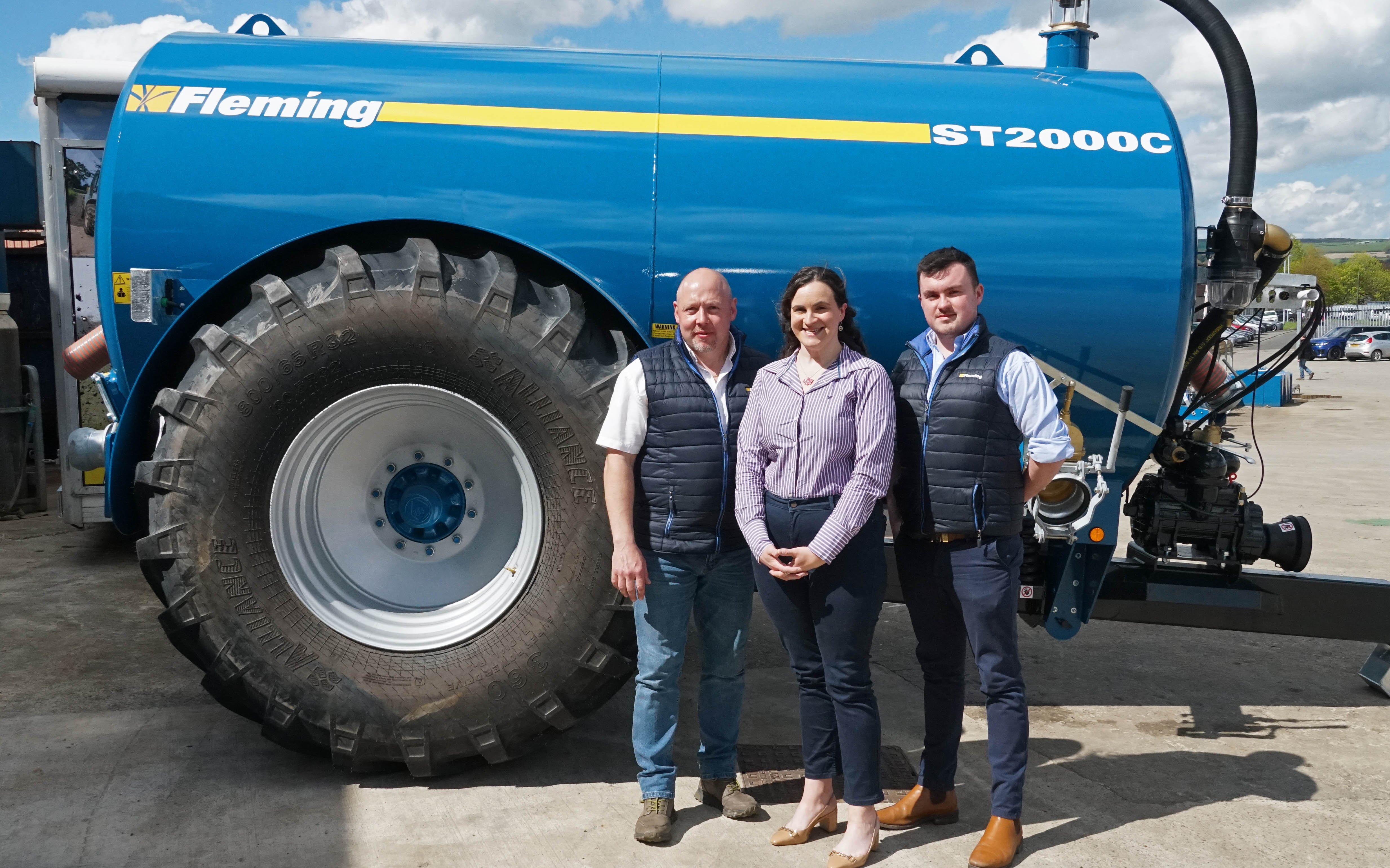 Gareth Walker, Alison Duncan and Dylan Young are part of the sales and marketing team for Ireland and beyond