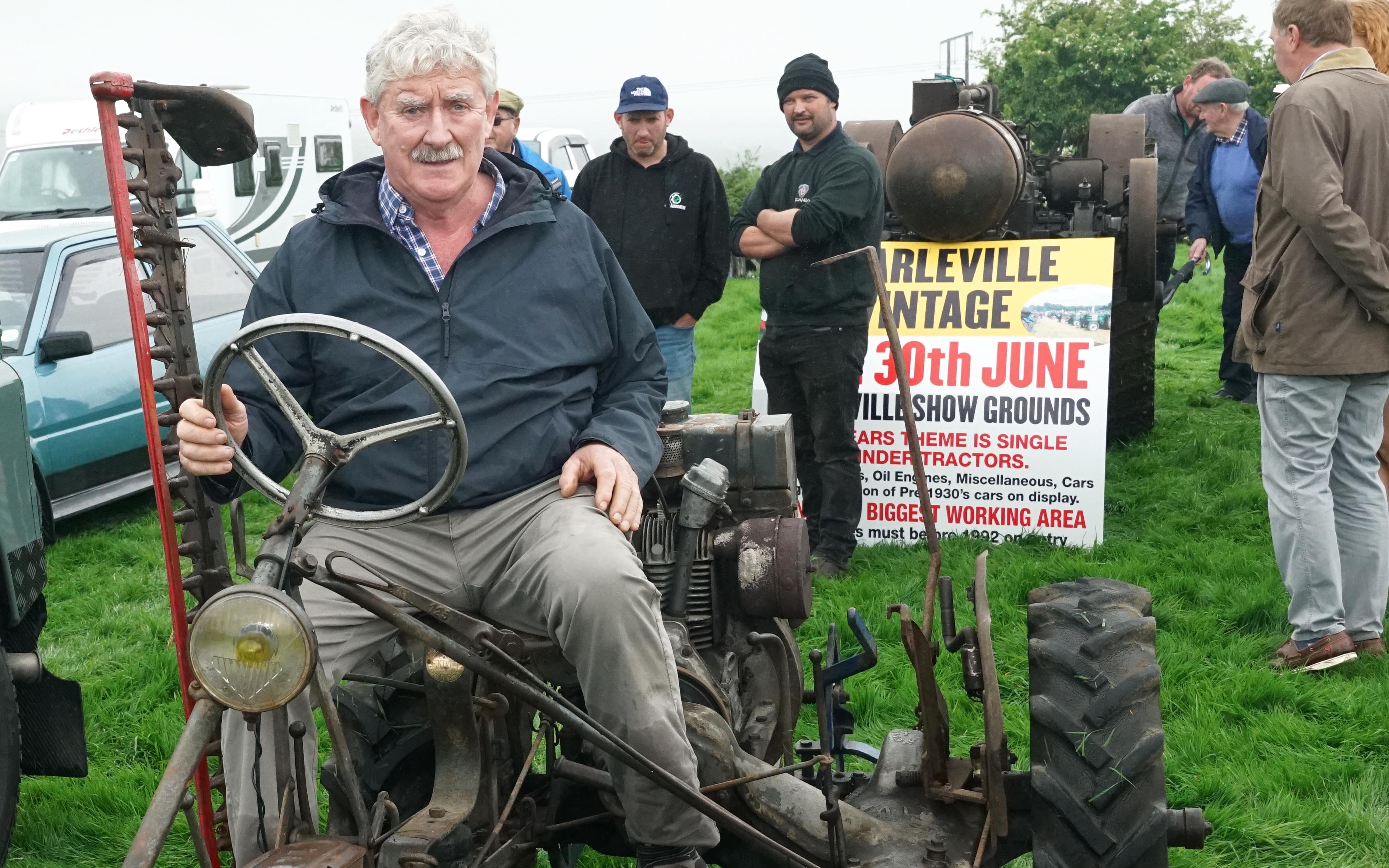 Brendan Ferris is a well-known collector of vintage machines and has raised significant amounts through organising charity events
