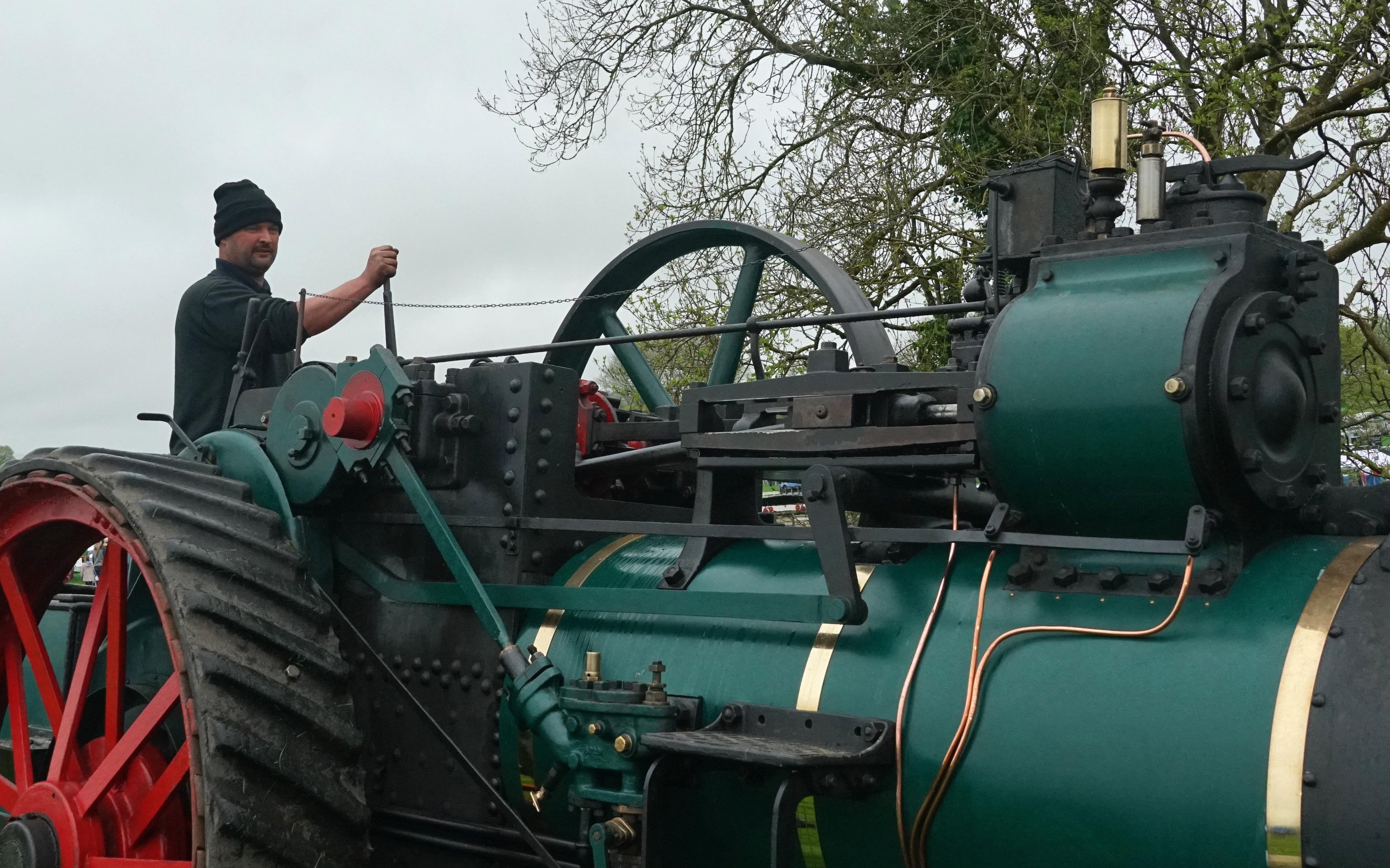 All the engine essentials are on show, including an injection pump for keeping the boiler topped up