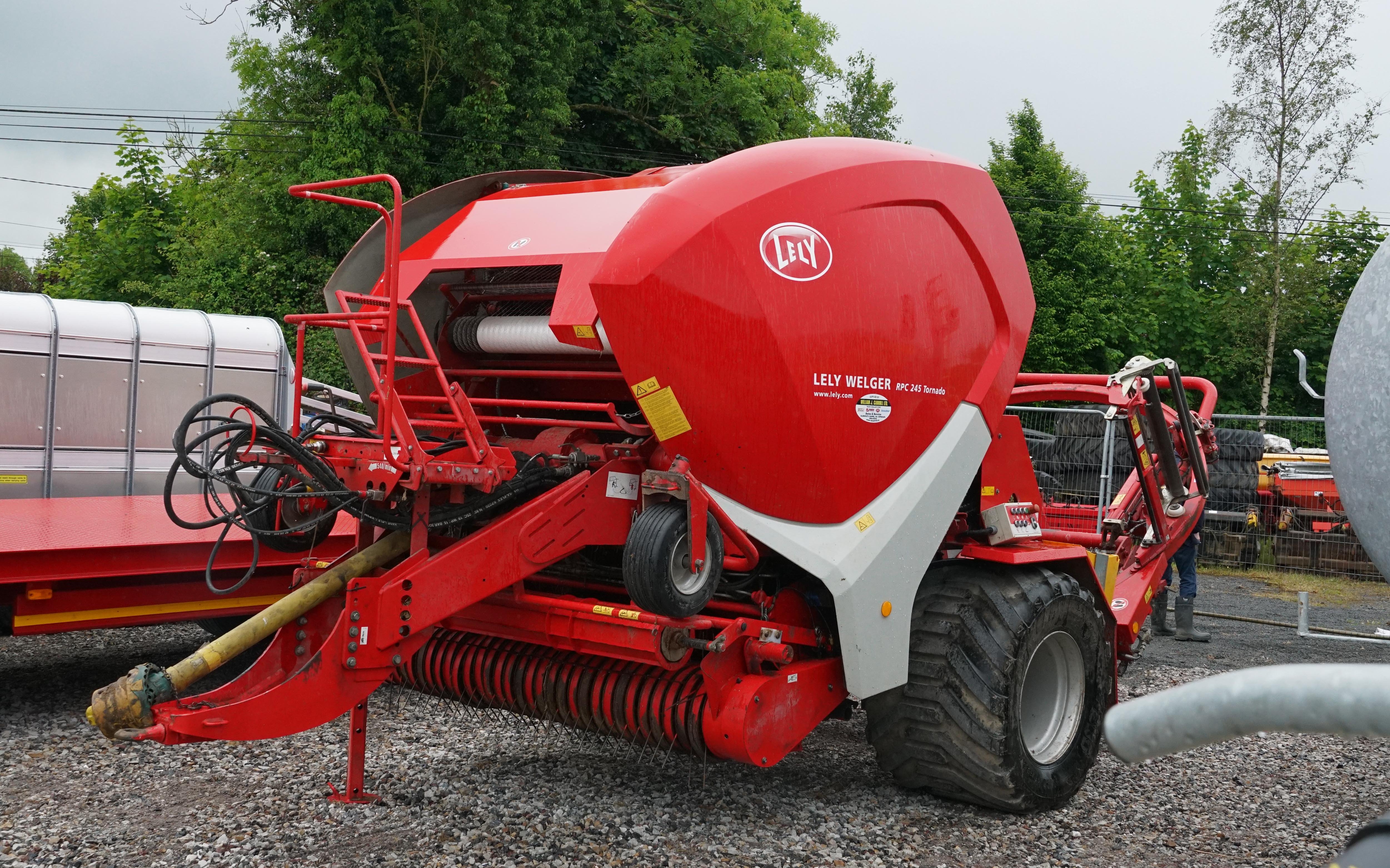 Used Lely/Welger machines like this baler are still held in high regard by dairy farmers