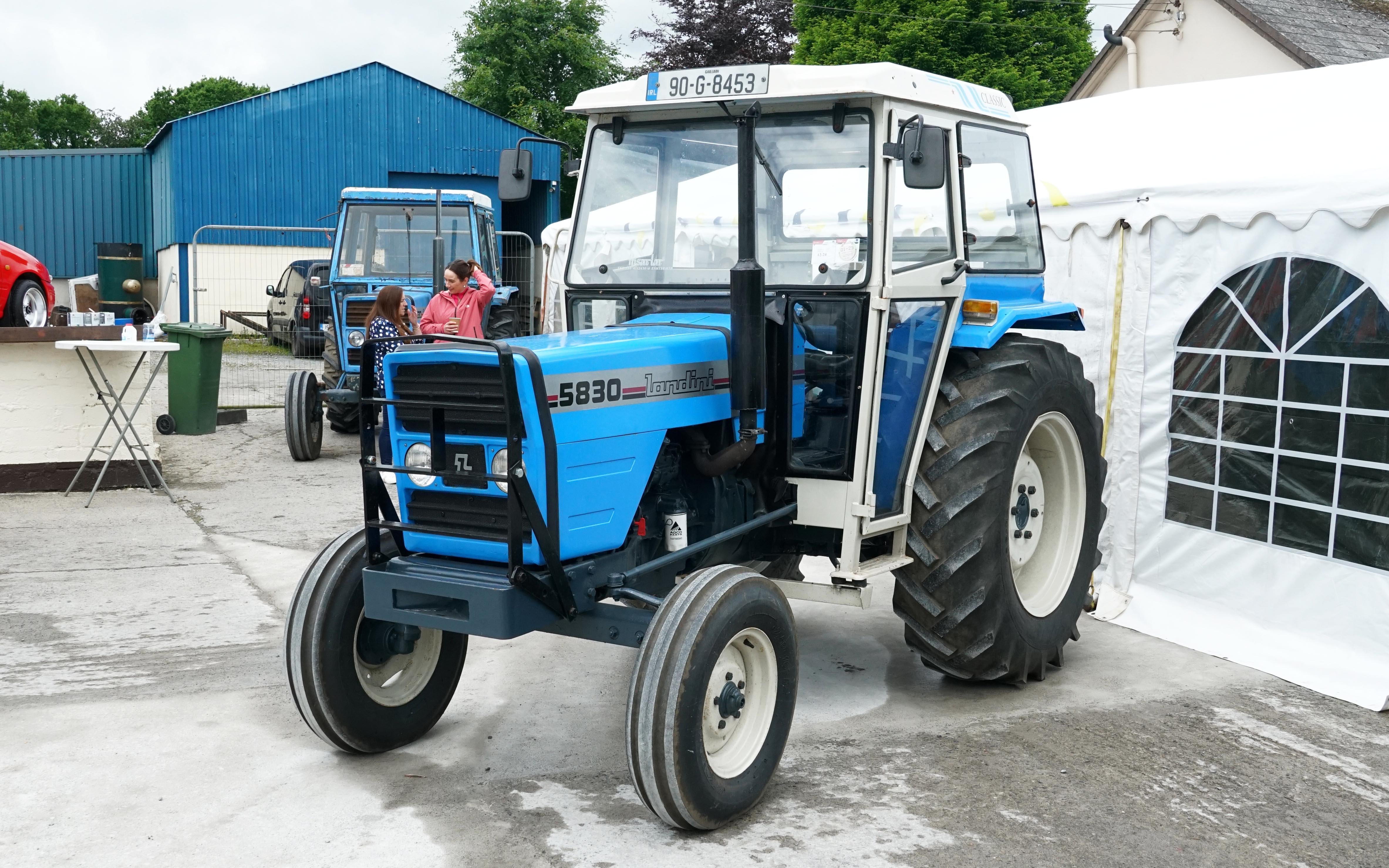 This Landini 5830 has a Perkins three cylinder engine and is still in regular, but light use