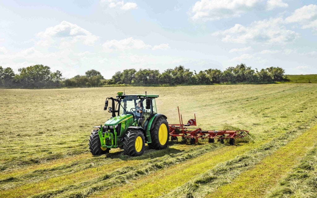 The 5M series was updated by John Deere in March, giving them more power and digital tech