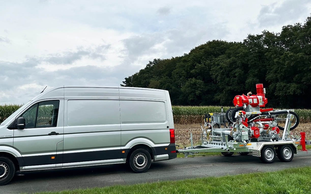 The Vogelsang demonstration unit includes the full range of items needed to install a separator