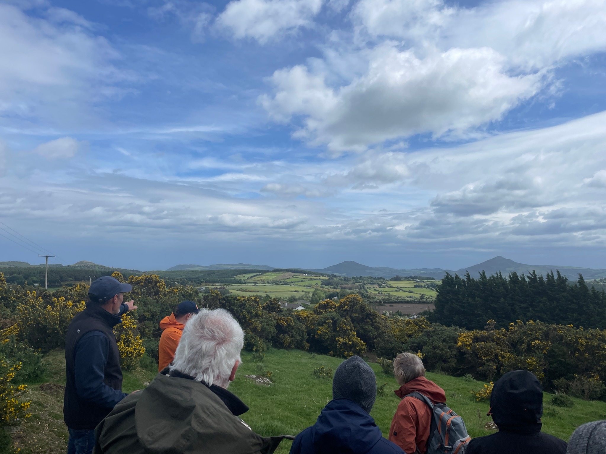 Looking south towards the Great Sugar Loaf