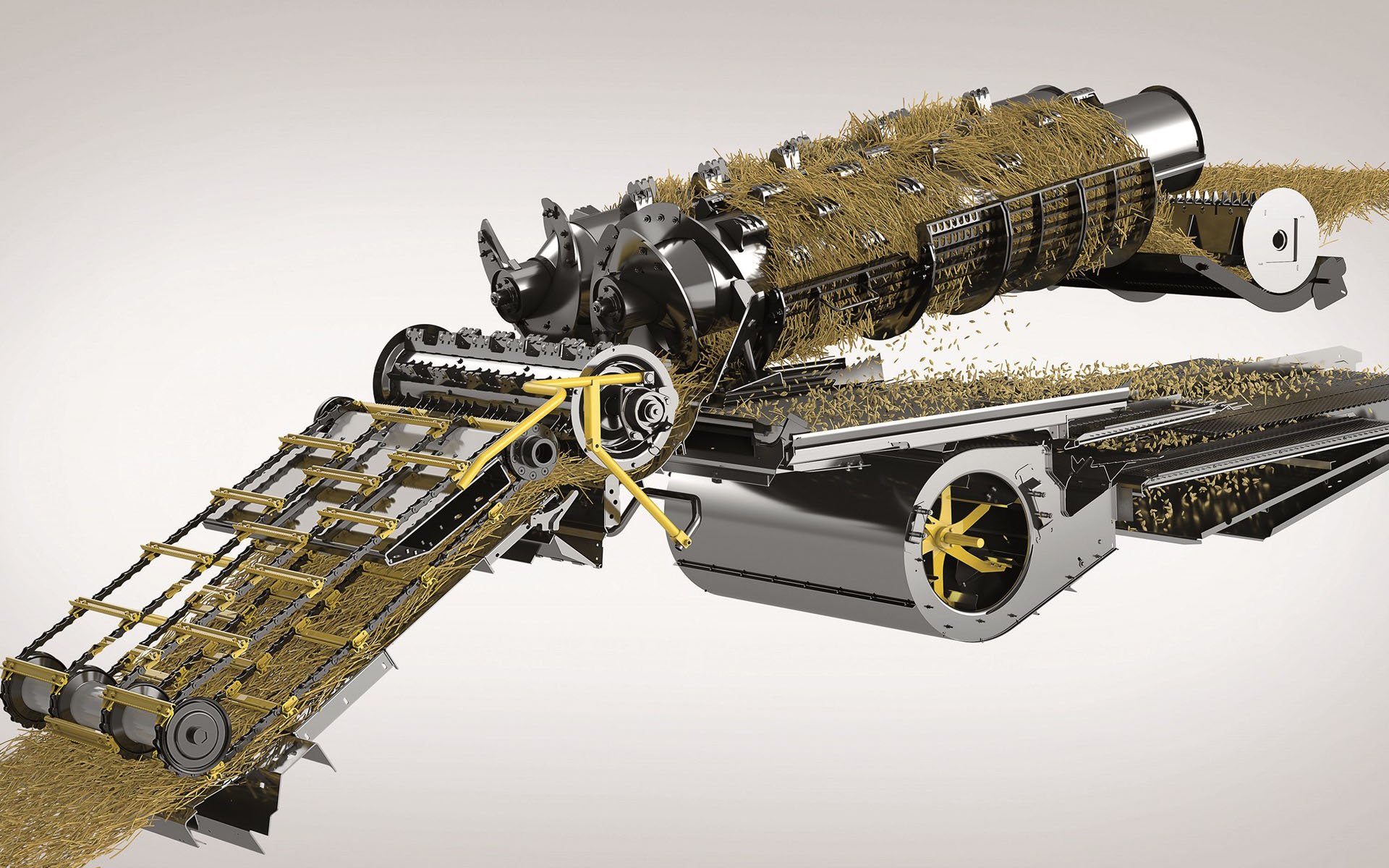 New Holland pioneered the twin rotor system as now found on the CR10 and CR11