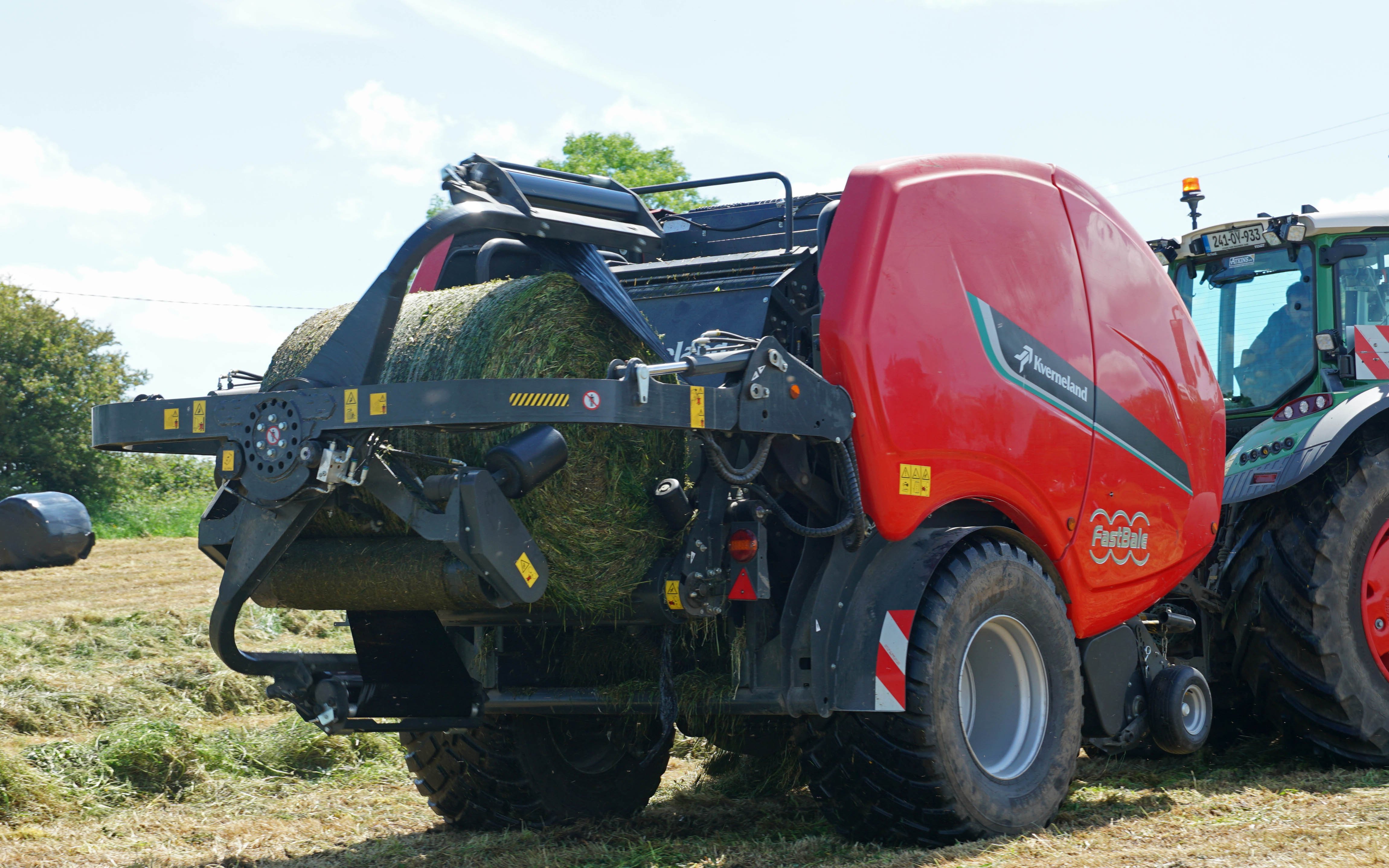 The  FastBale is a large machine that hides its bulk well due to its styling