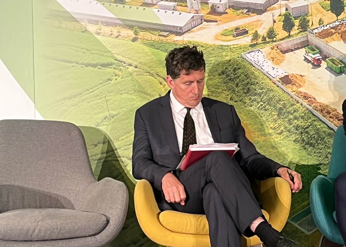 Minister for the Environment, Climate and Communications, Eamon Ryan at the 'Ireland Biomethane Pathway to 2030' conference at Croke Park